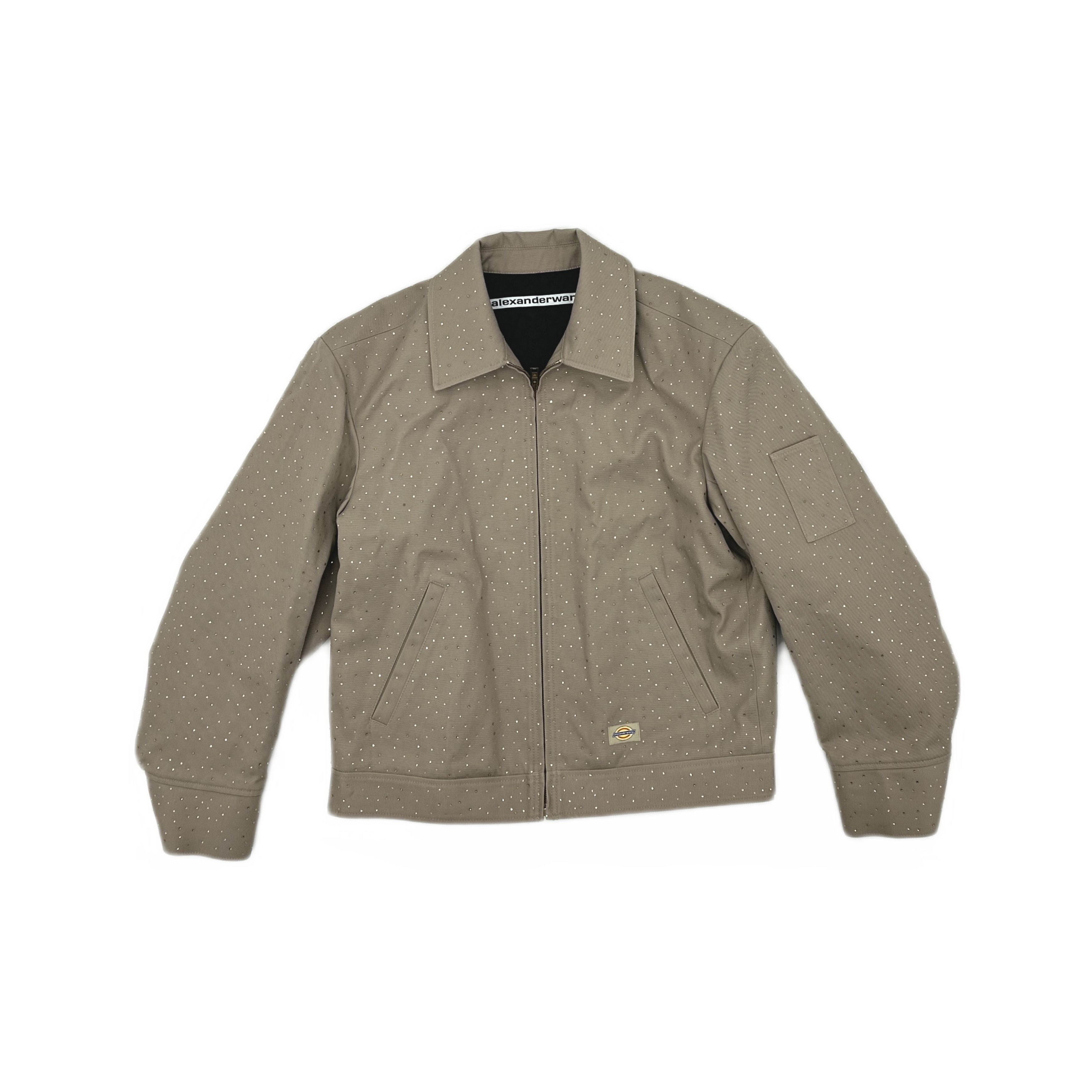 Alexander Wang Alexander Wang Studded Khaki Jacket Size XS Size XS / US 0-2 / IT 36-38 - 1 Thumbnail