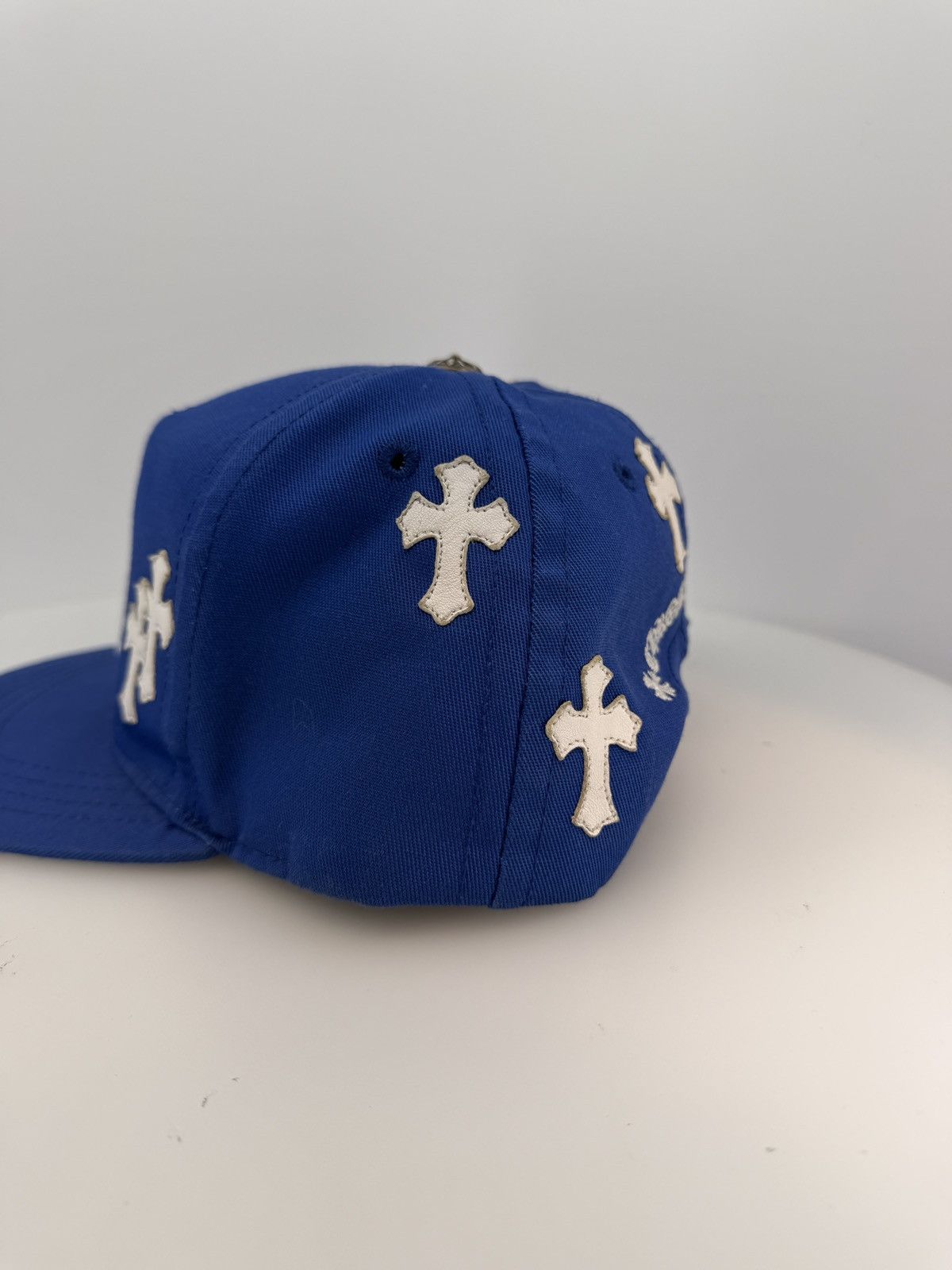 Chrome Hearts Chrome Hearts Cross Patch Hat Blue/White Size ONE SIZE - 3 Thumbnail