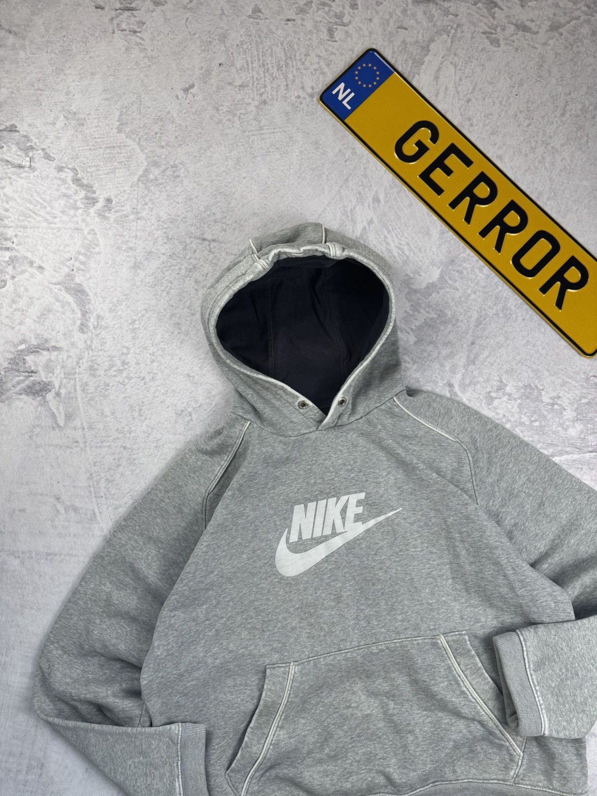 Nike × Vintage NIKE VINTAGE CENTER LOGO OVERSIZE BOXY HOODIE Size US M / EU 48-50 / 2 - 3 Thumbnail