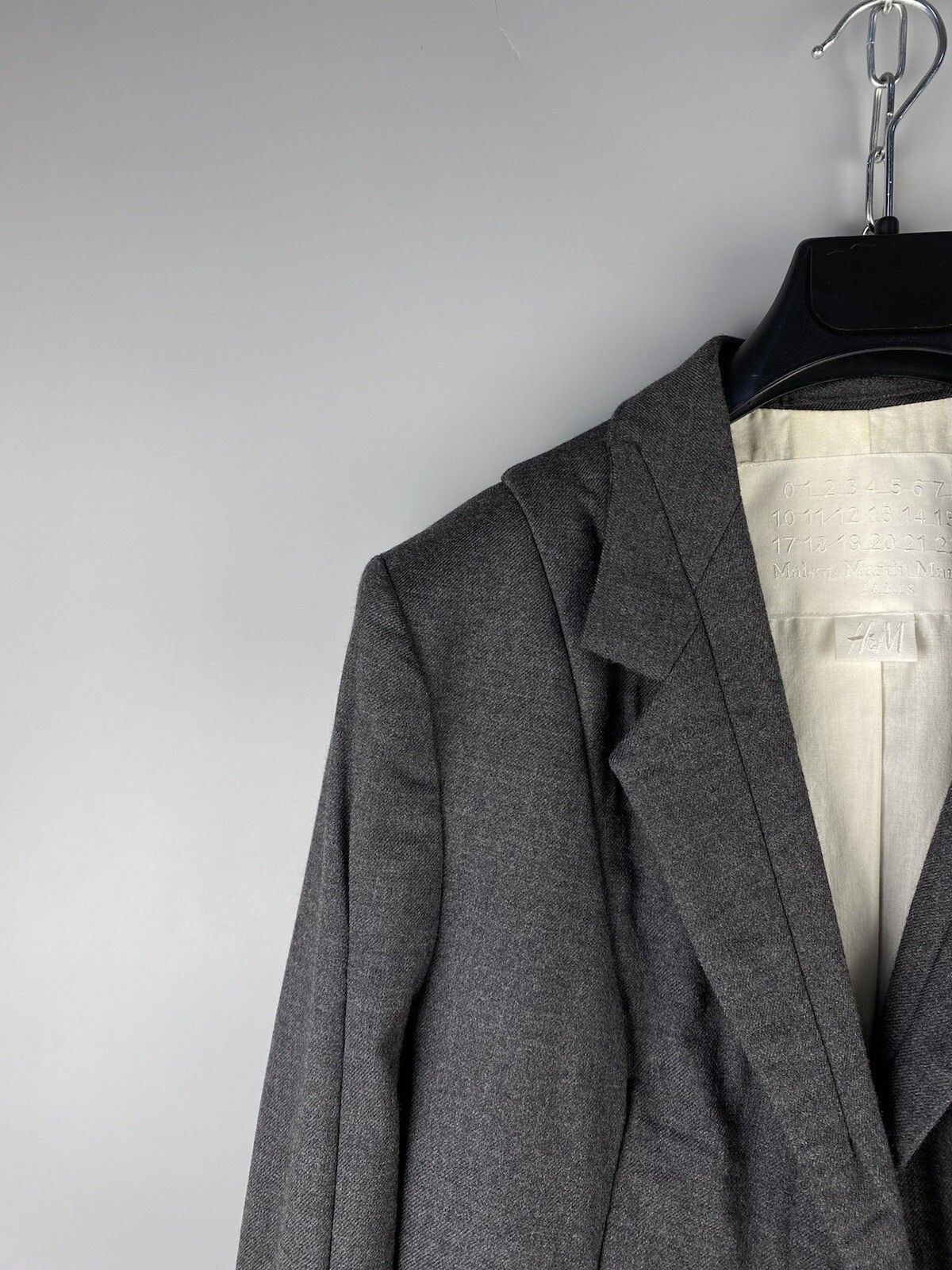 H&M × Maison Margiela Maison Margiela H&M Womens Wool Avant Garde Blazer Jacket Size S / US 4 / IT 40 - 4 Thumbnail