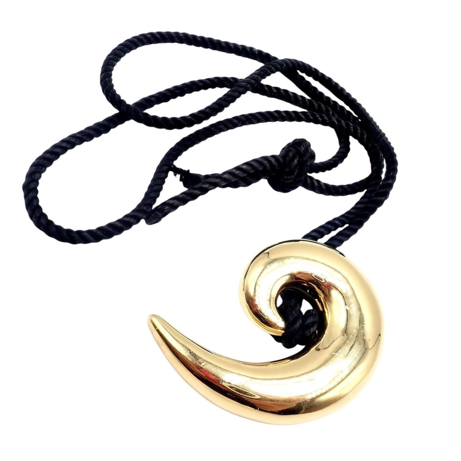 Tiffany & Co. Tiffany & Co 18k Gold Cummings Spiral Nautilus Necklace Size ONE SIZE - 1 Thumbnail