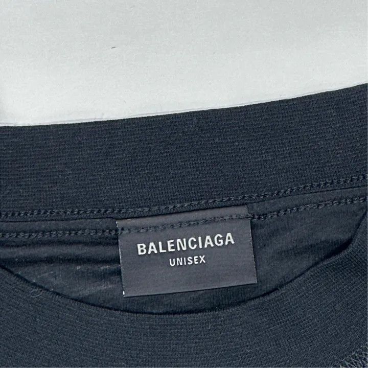 Balenciaga Balenciaga Logo Print Short Sleeve T-Shirt 0079-2507 Size US L / EU 52-54 / 3 - 6 Thumbnail