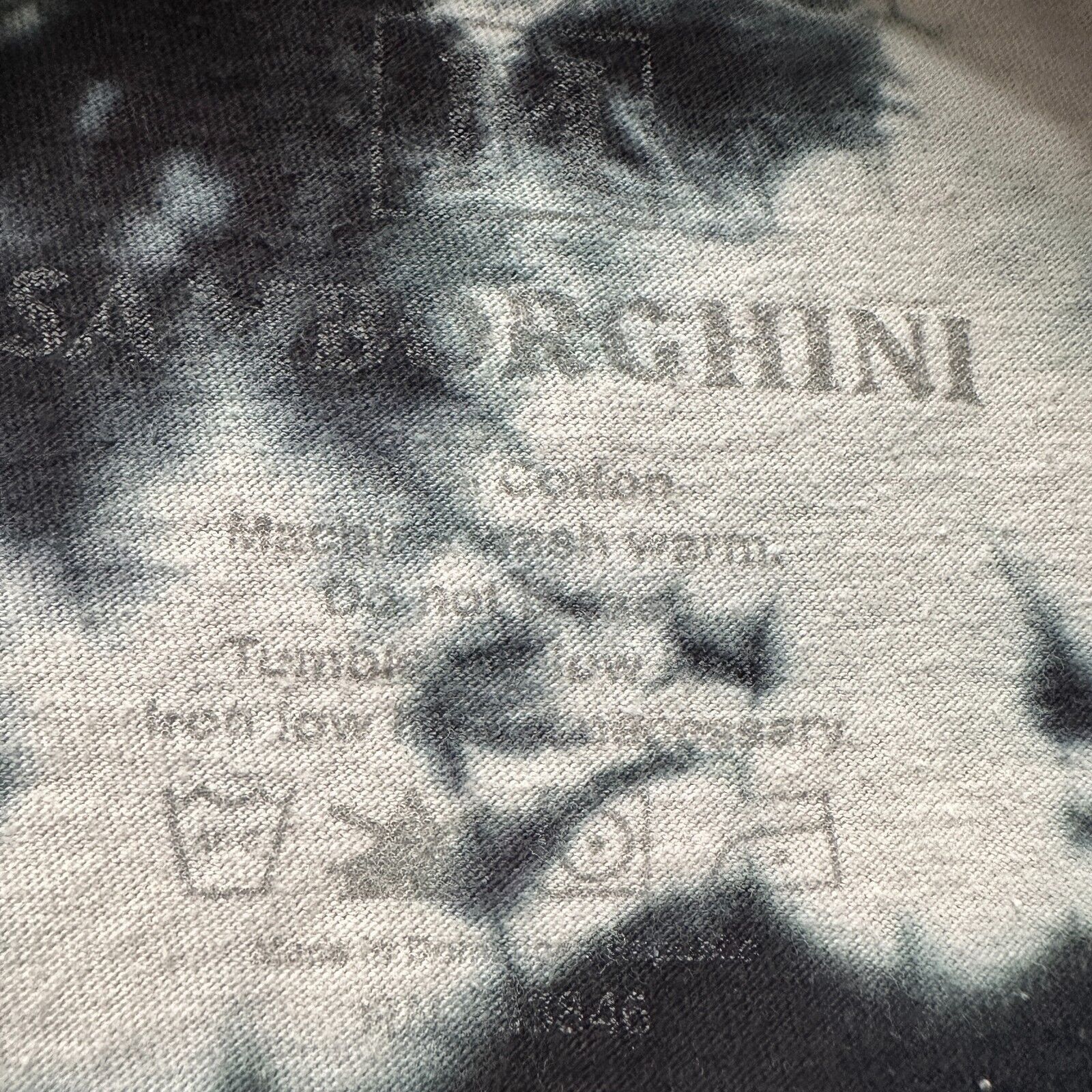 The Unbranded Brand Samborghini T-Shirt Men M White Tie Dye Flaming Face Graphic Size US M / EU 48-50 / 2 - 6 Thumbnail