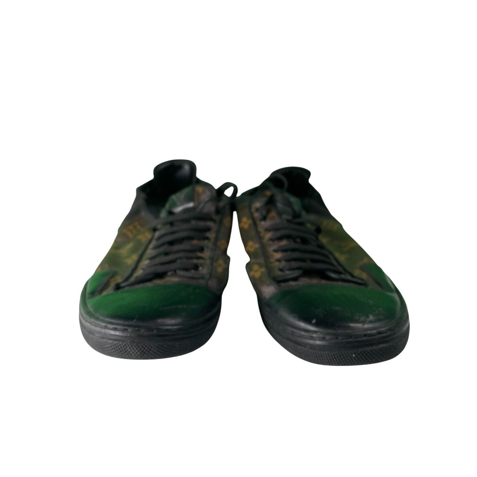 Louis Vuitton Louis Vuitton 'Monogram' Brown & Black Low Top Sneakers Size US 11.5 / EU 44-45 - 1 Thumbnail