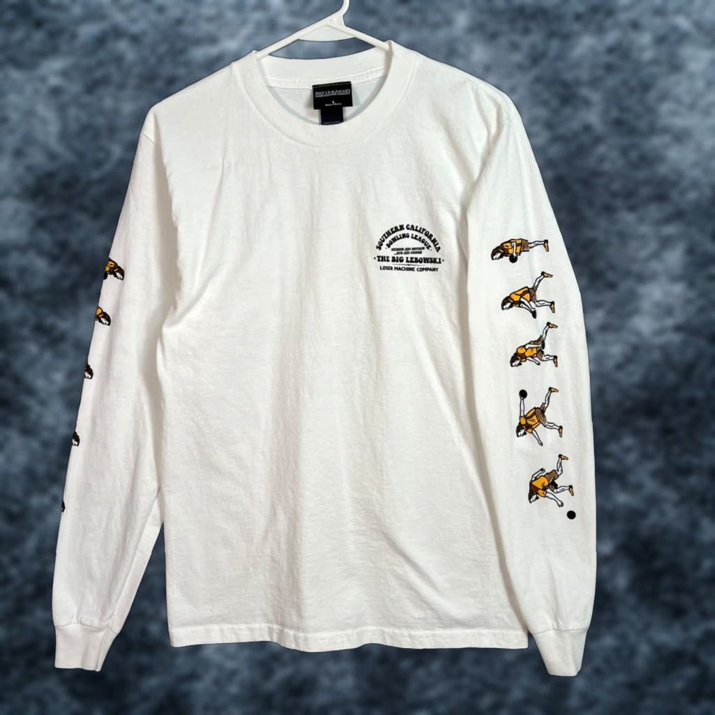 Vintage VINTAGE The Big Lebowski X Loser Machine Co. White Long Sleeve T-Shirt Small Mens Size US S / EU 44-46 / 1 - 1 Thumbnail