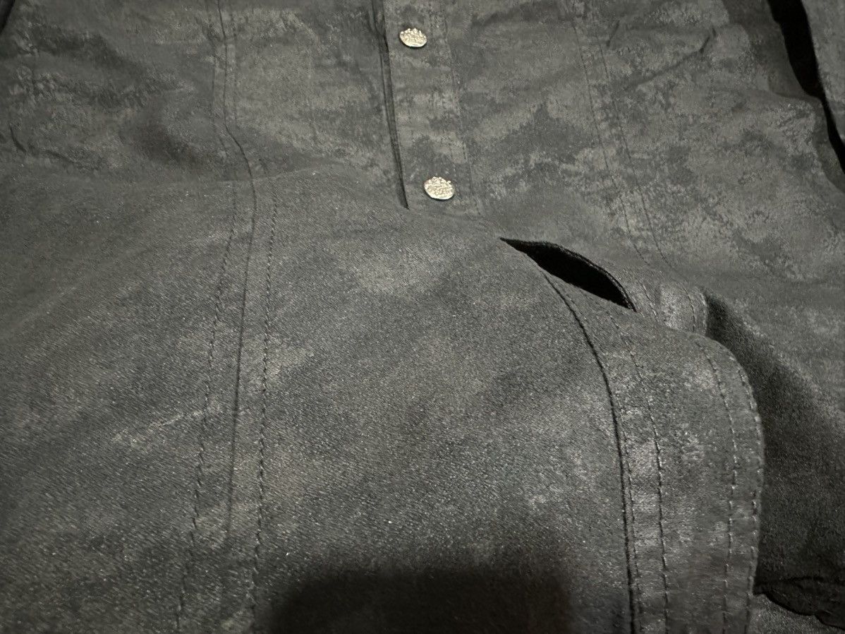 Japanese Brand 🔥Sick Y2K Omkoe Suede Western Shirt Double Zipper Punk Size US L / EU 52-54 / 3 - 9 Thumbnail