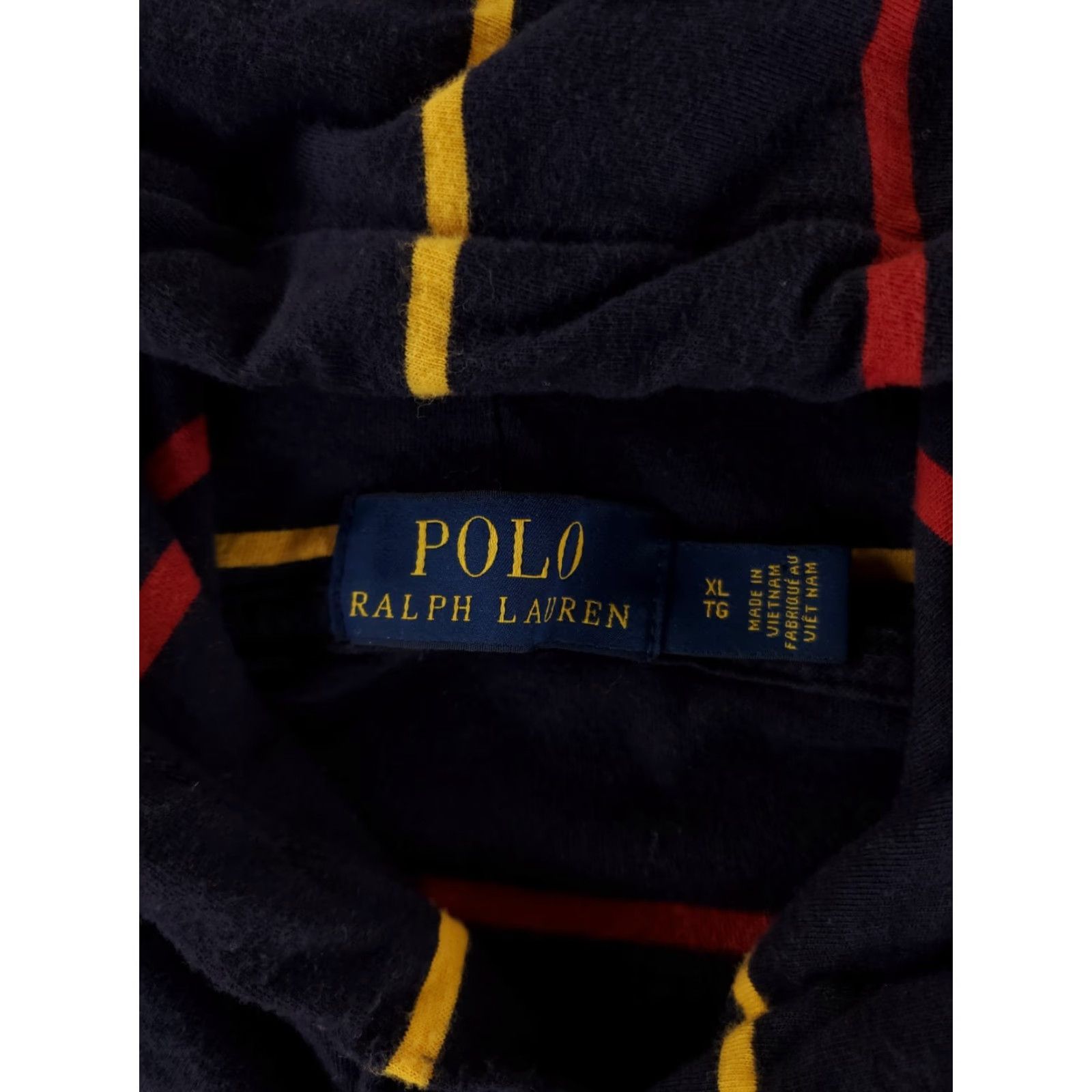 Polo Ralph Lauren Polo Ralph Lauren Hoodie Mens XL Lightweight Navy Blue Striped Red Yellow Pullover Blue Polo Ralph Lauren Hoodie XL Mens Size US XL / EU 56 / 4 - 3 Thumbnail