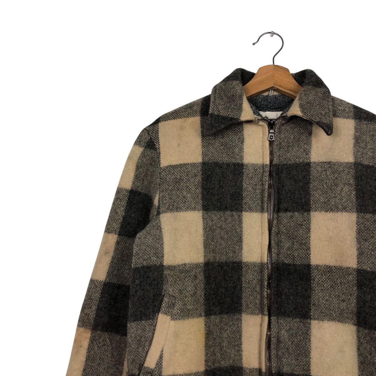 Woolrich Woolen Mills 📌Vintage Bomber Jacket Woolrich Tartan Design Blanket Size US S / EU 44-46 / 1 - 8 Thumbnail