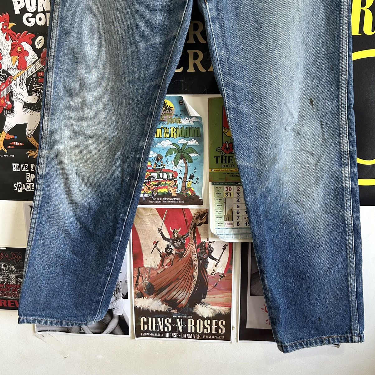 Comme des Garcons Homme Vintage Comme Des Garcons Homme Distressed Denim Size US 29 - 3 Thumbnail
