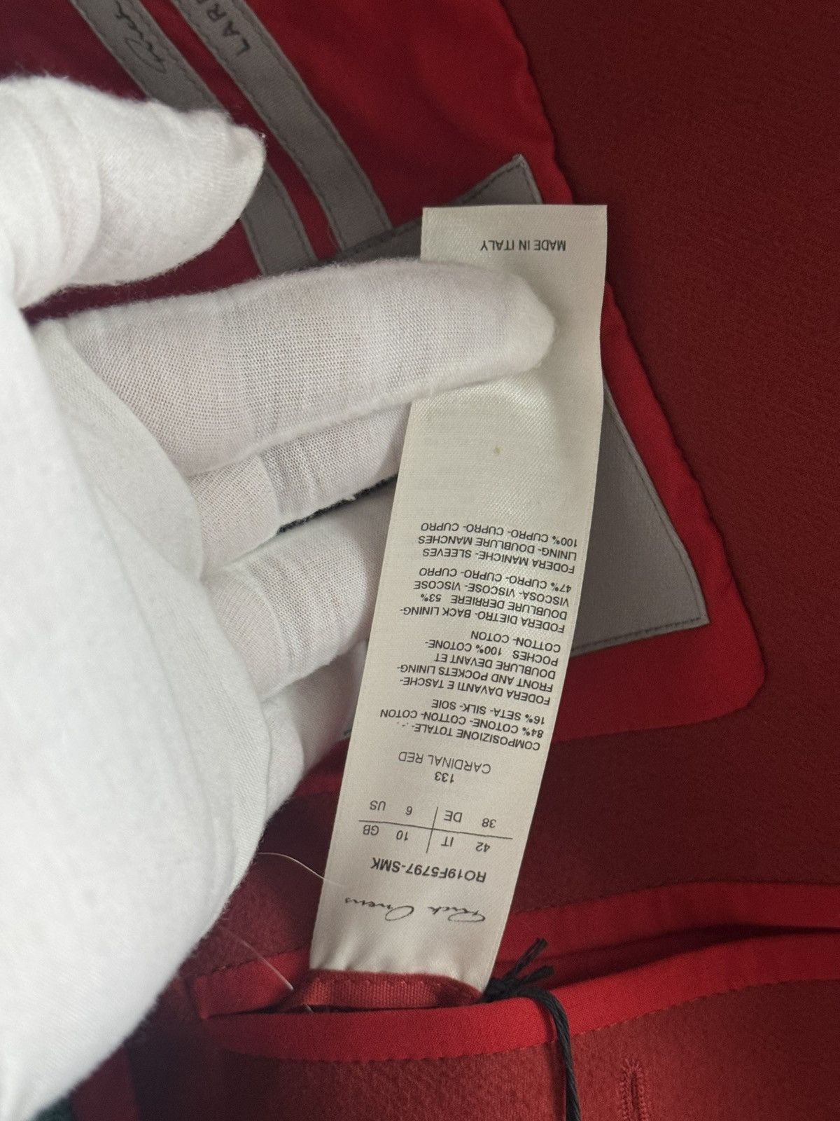 Rick Owens Rick Owens Larry Zionic F/W 2019 cardinal red coat Size M / US 6-8 / IT 42-44 - 8 Thumbnail