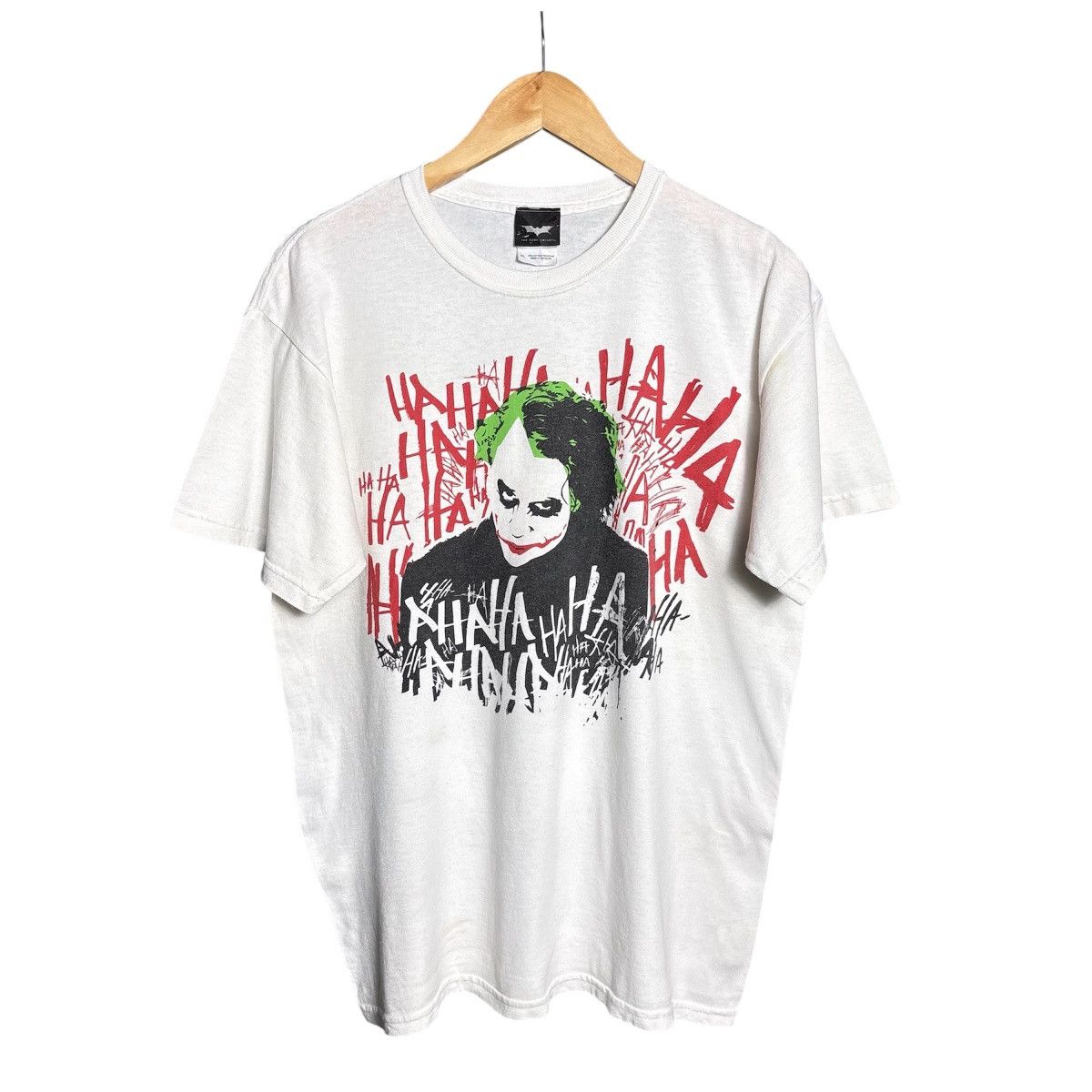 Vintage Vintage 00s Joker Batman The Dark Knight Movie T-Shirt / Y2K Size US L / EU 52-54 / 3 - 1 Thumbnail