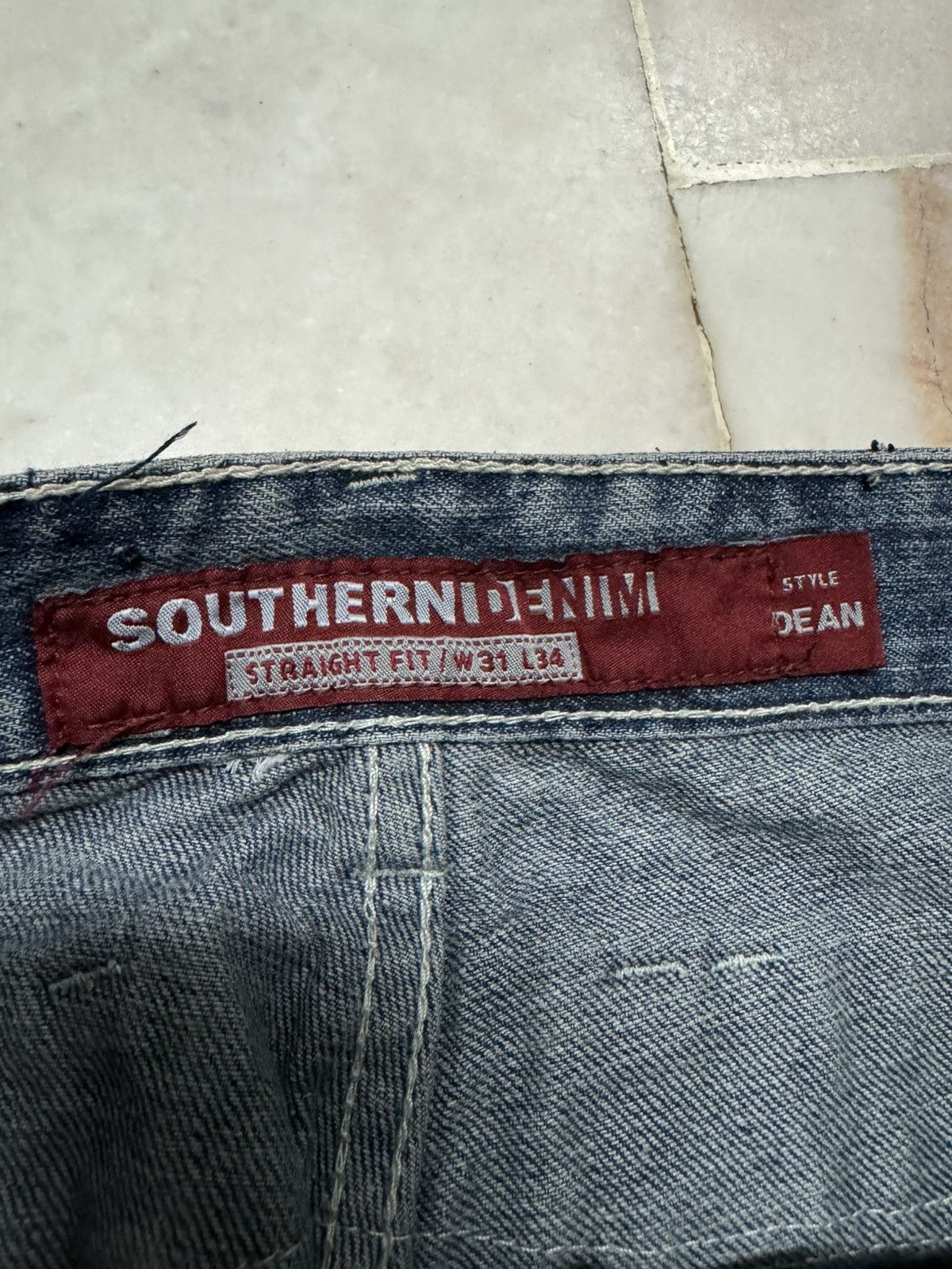 Seditionaries 💥DOUBLE WAIST💥VINTAGE SOUTHERN PUNK JEANS WHISKER RARE DENIM Size US 30 / EU 46 - 9 Thumbnail