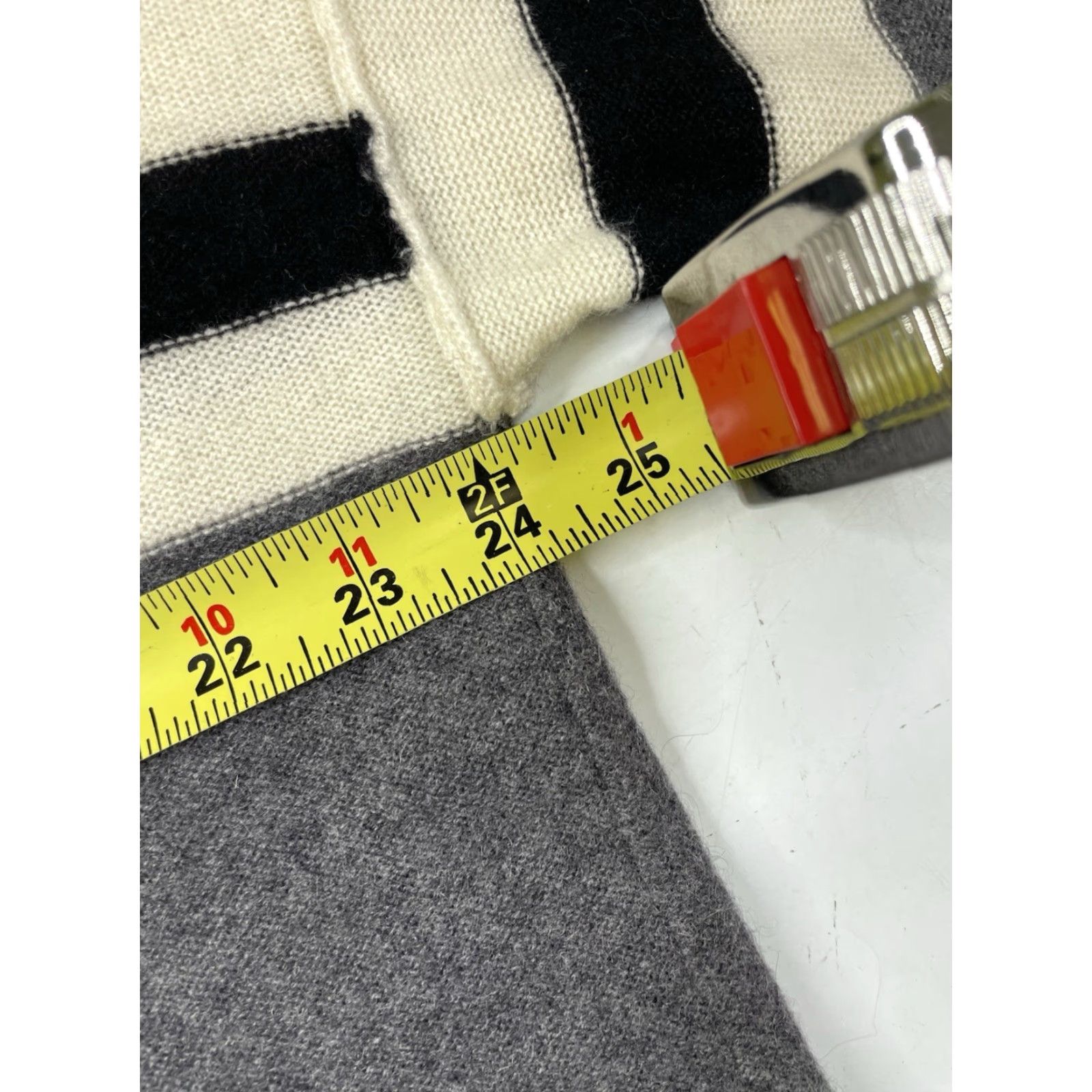 Bloomingdale's Bloomingdale's Sweater Womens XS Striped Cashmere Turtleneck Pullover Soft Open Multicolor Classic Preppy Knits Size XS / US 0-2 / IT 36-38 - 6 Thumbnail