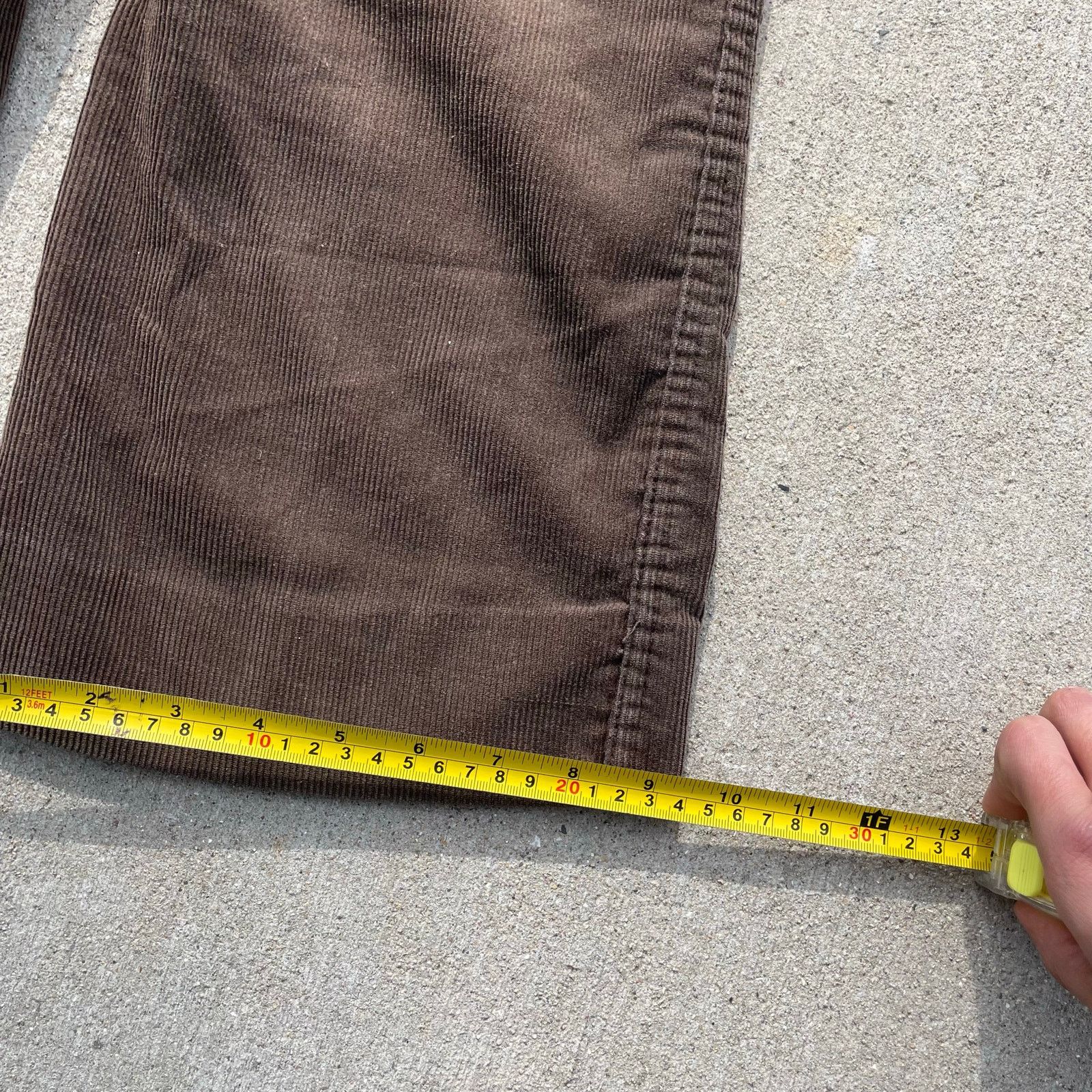 Vintage Drago Corduroy Flare Pants Brown Made in France Flare 27x30 Size 27" / US 4 / IT 40 - 6 Thumbnail