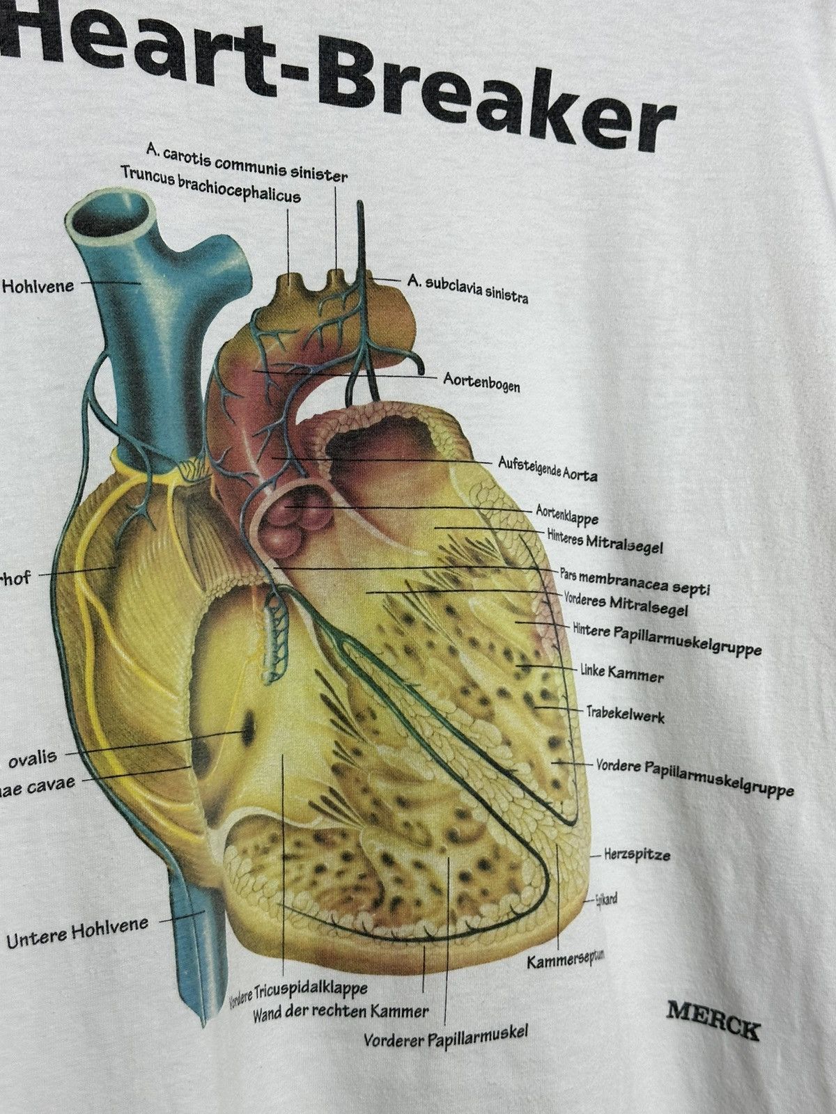 Vintage 🚨Vintage Mercks Concor Heart Breaker 90s Promo T-Shirt Size US XL / EU 56 / 4 - 5 Thumbnail