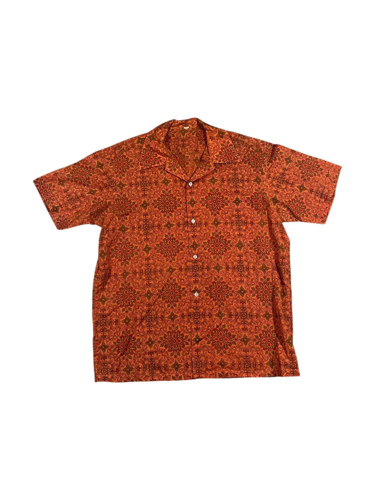 Vintage Vintage 50s Hawaiian Loop Collar Shirt Made In Thailand Size US L / EU 52-54 / 3 - 1 Thumbnail
