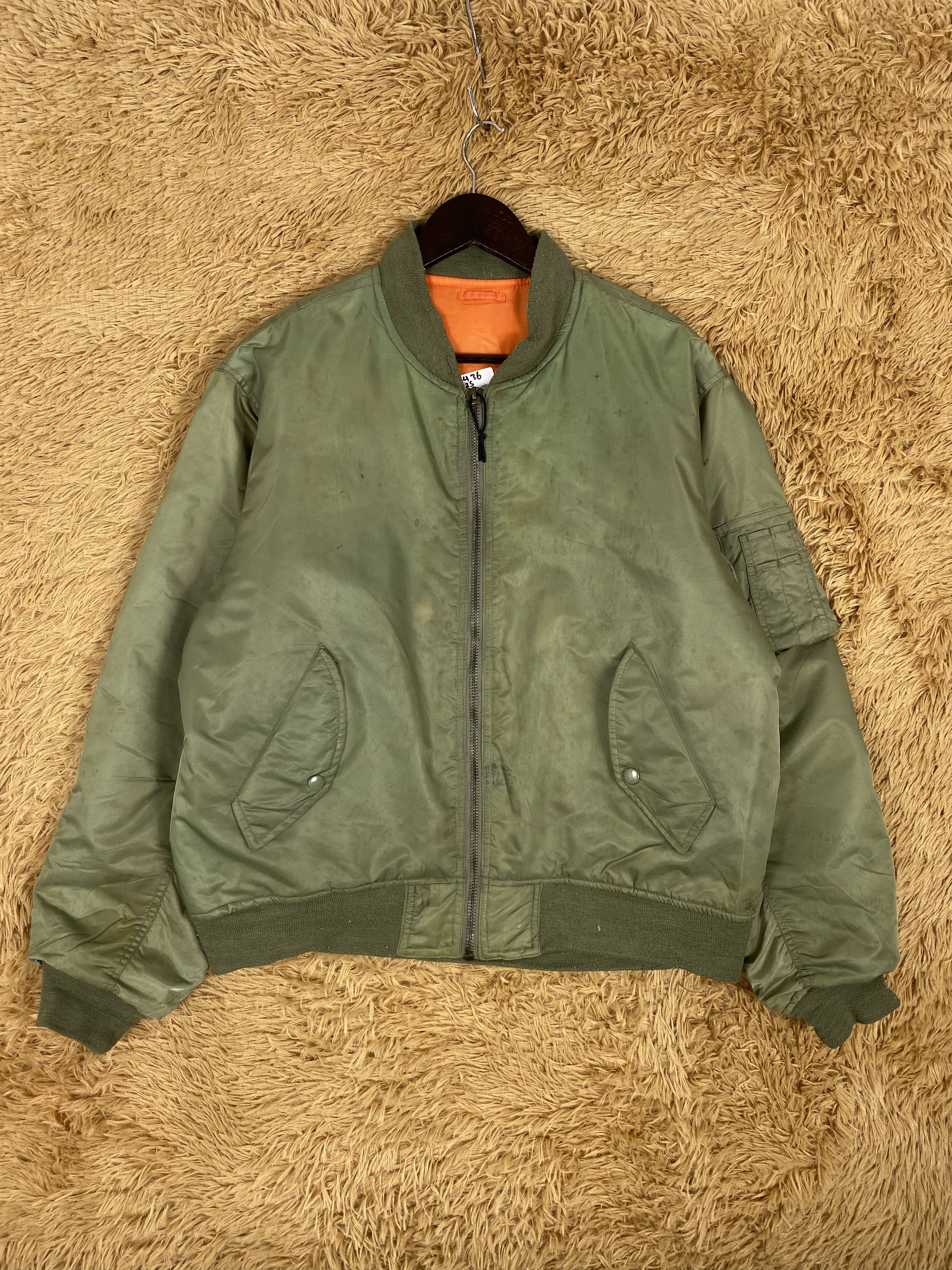 Japanese Brand Vintage Japanese Brand Distressed Bombers Jacket PJ2436 Size US M / EU 48-50 / 2 - 1 Thumbnail