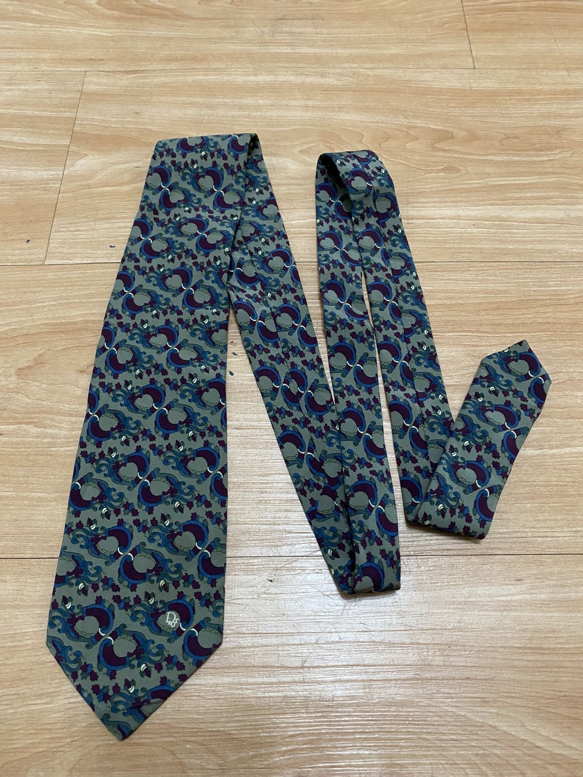 Christian Dior Monsieur Vintage christian dior tie very nice design Size ONE SIZE - 4 Thumbnail