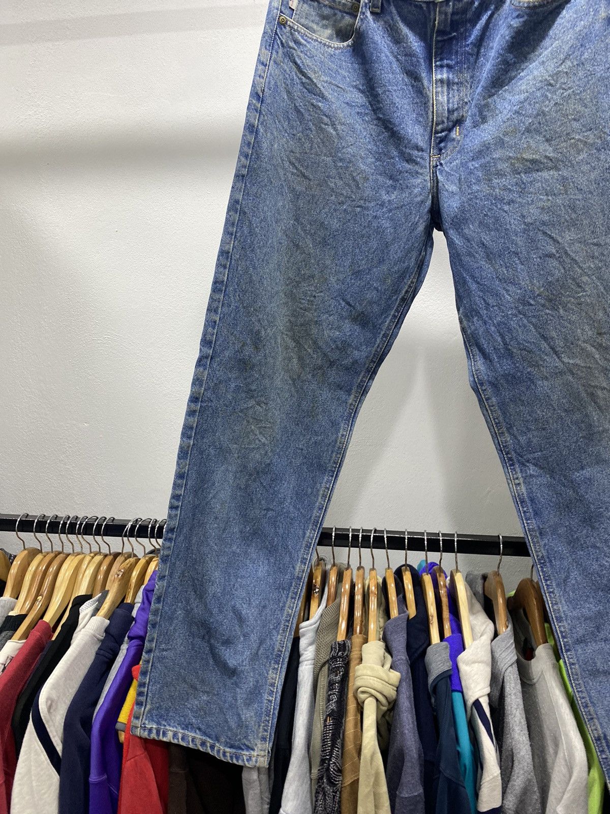 Carhartt × Vintage Carhartt Blue Denim 90s Size US 35 - 10 Thumbnail