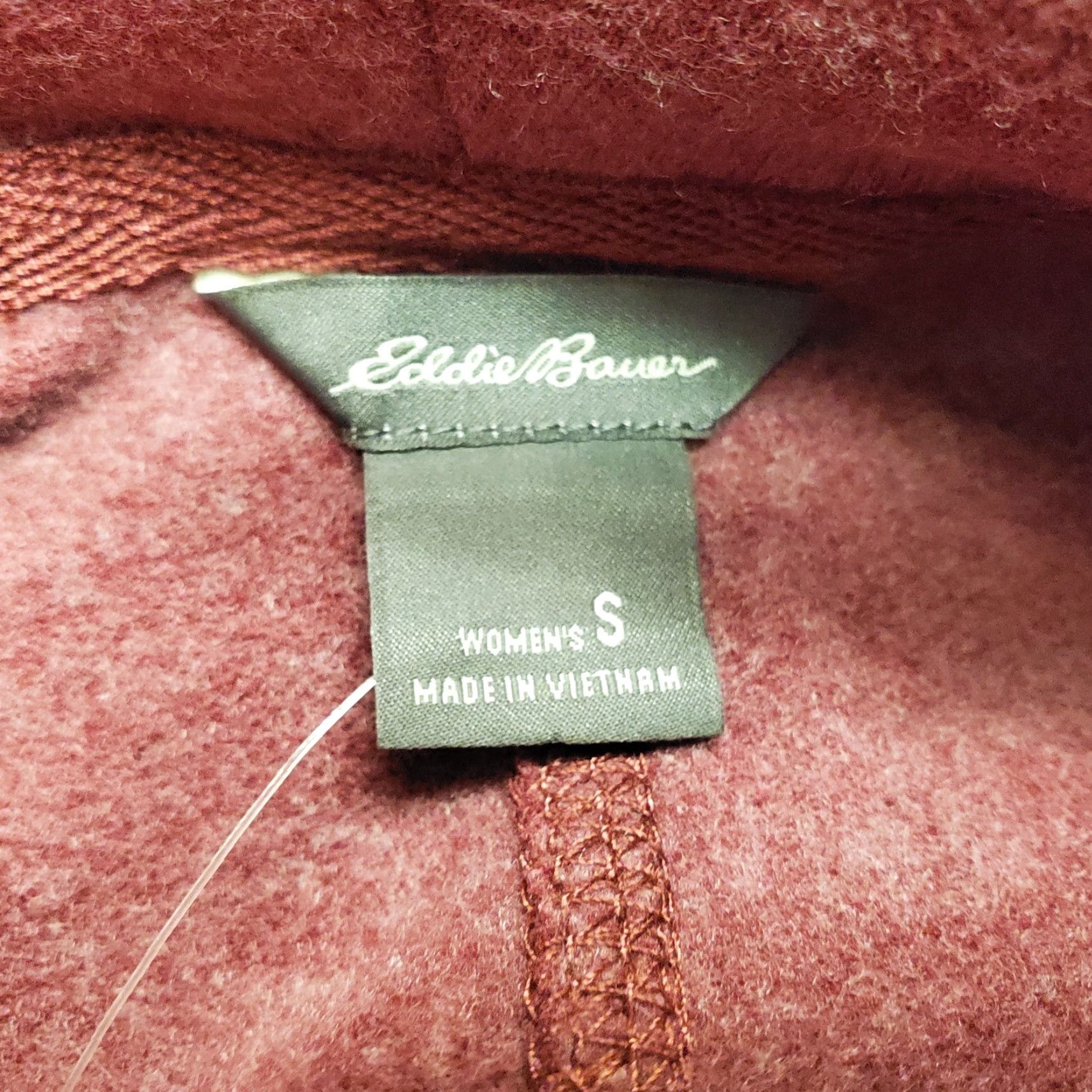 Eddie Bauer Eddie Bauer Camp Fleece Wrap Sweater Cardigan Womens Small Red Open Front Casual Swal Size S / US 4 / IT 40 - 5 Thumbnail