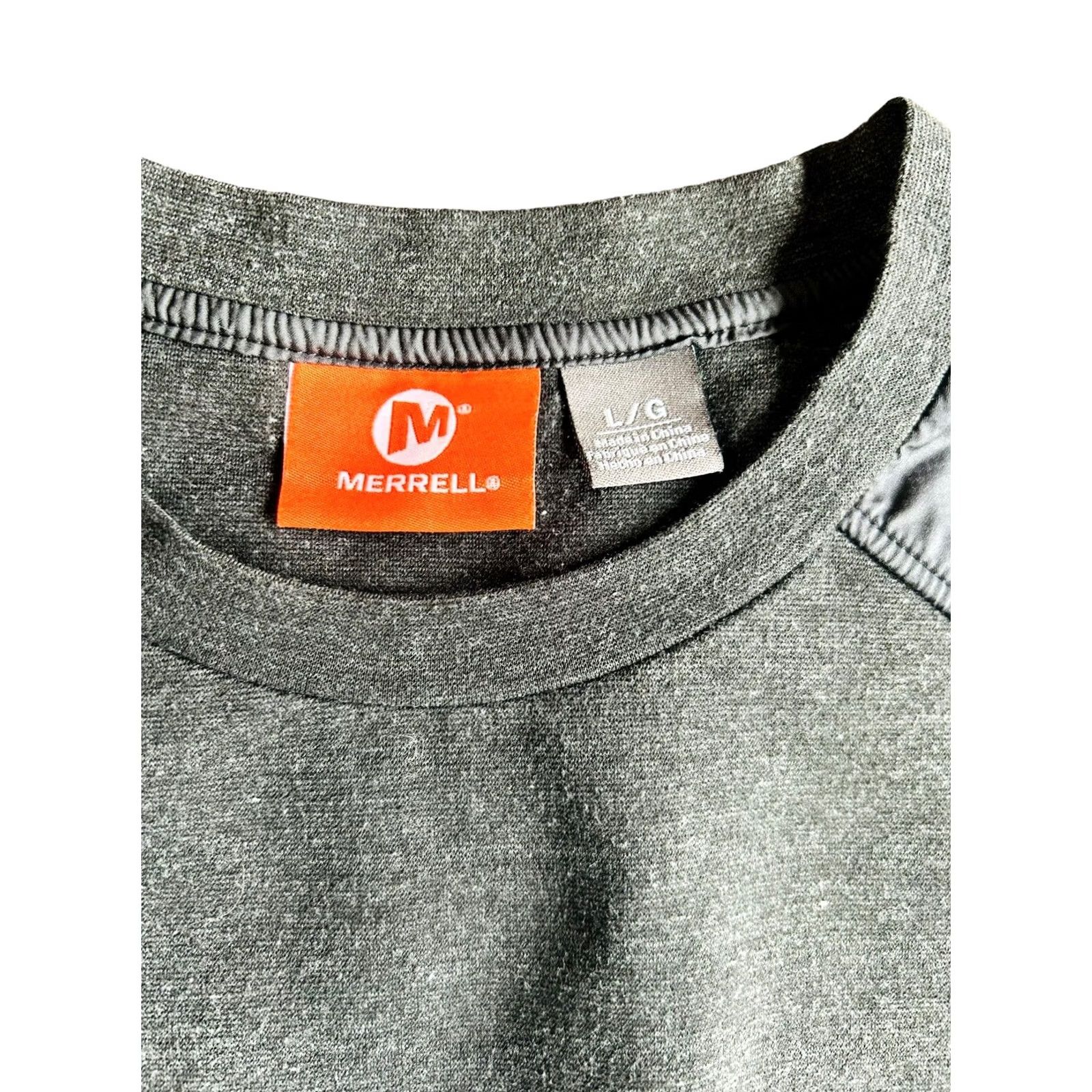 Merrell Merrell Sweater Top Women Large Elbow Pads Pockets Pullover Gray Long Sleeve Knit Regular Size L Size L / US 10 / IT 46 - 5 Thumbnail