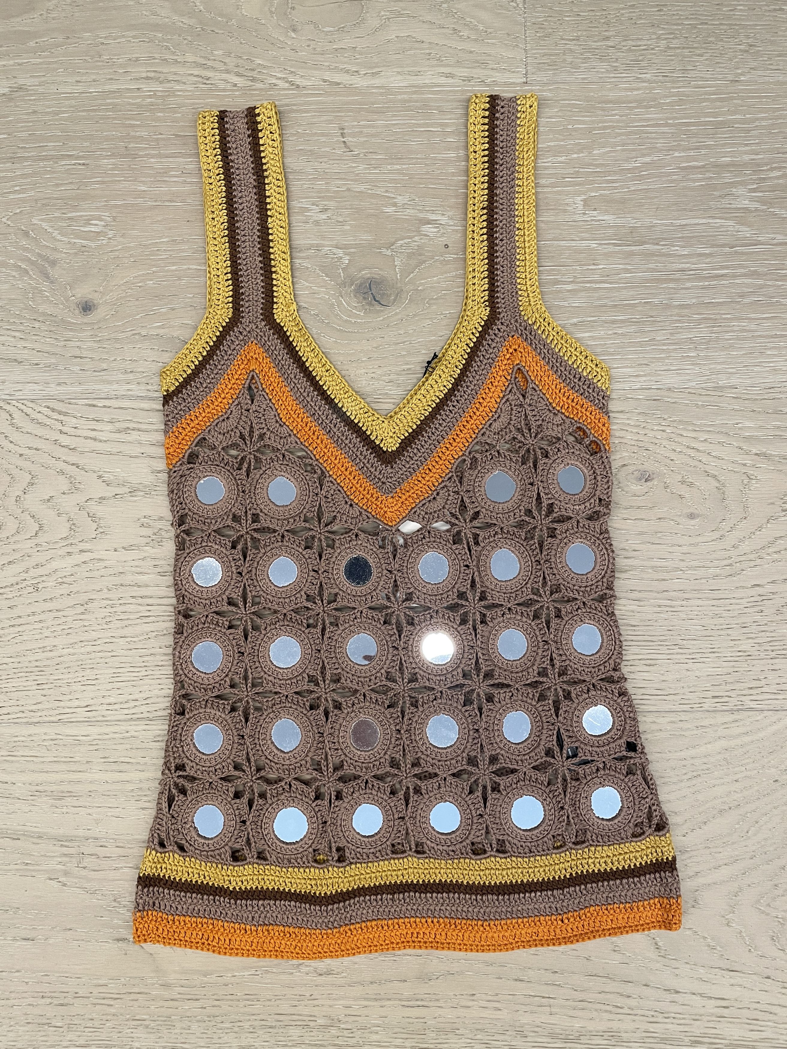 Wales Bonner $750 Wales Bonner Marimba Crochet Top Size S / US 4 / IT 40 - 5 Thumbnail