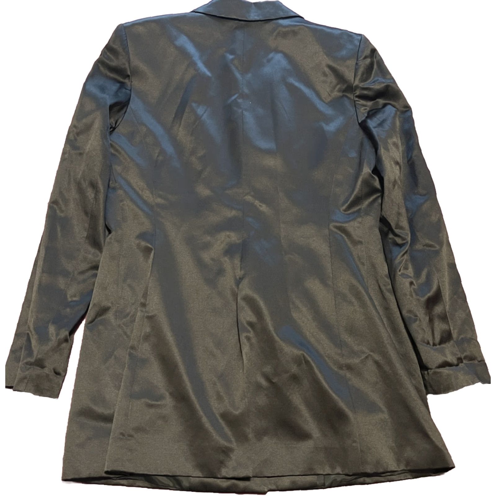 Vintage J. Peterman Silk Blend Blazer Women's Size 12 Black Classic Jacket Size XL / US 12-14 / IT 48-50 - 6 Thumbnail