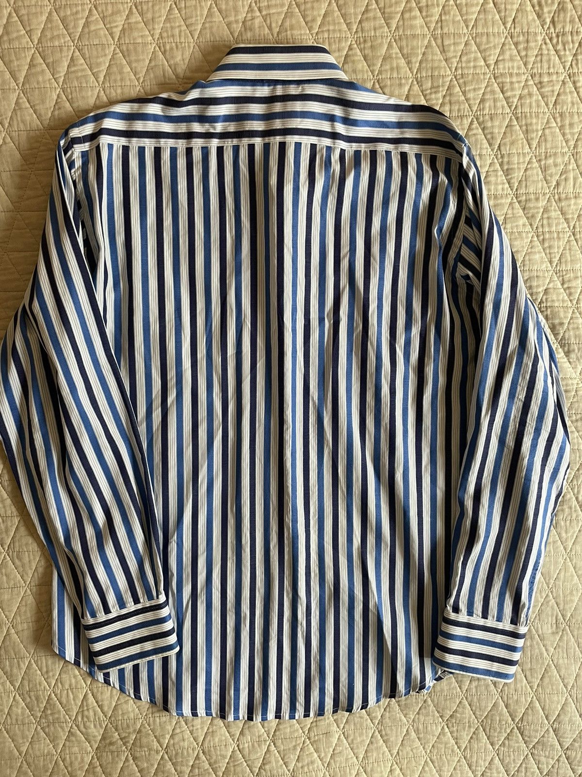 Etro Bold Stripe Spread Collar Shirt Size US L / EU 52-54 / 3 - 4 Thumbnail