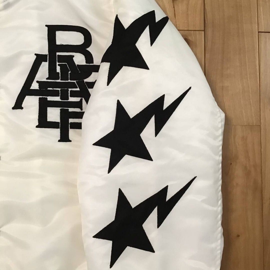 Bape × Nigo BAPE STA logo varsity jacket a bathing ape star NIGO Size US XL / EU 56 / 4 - 3 Thumbnail
