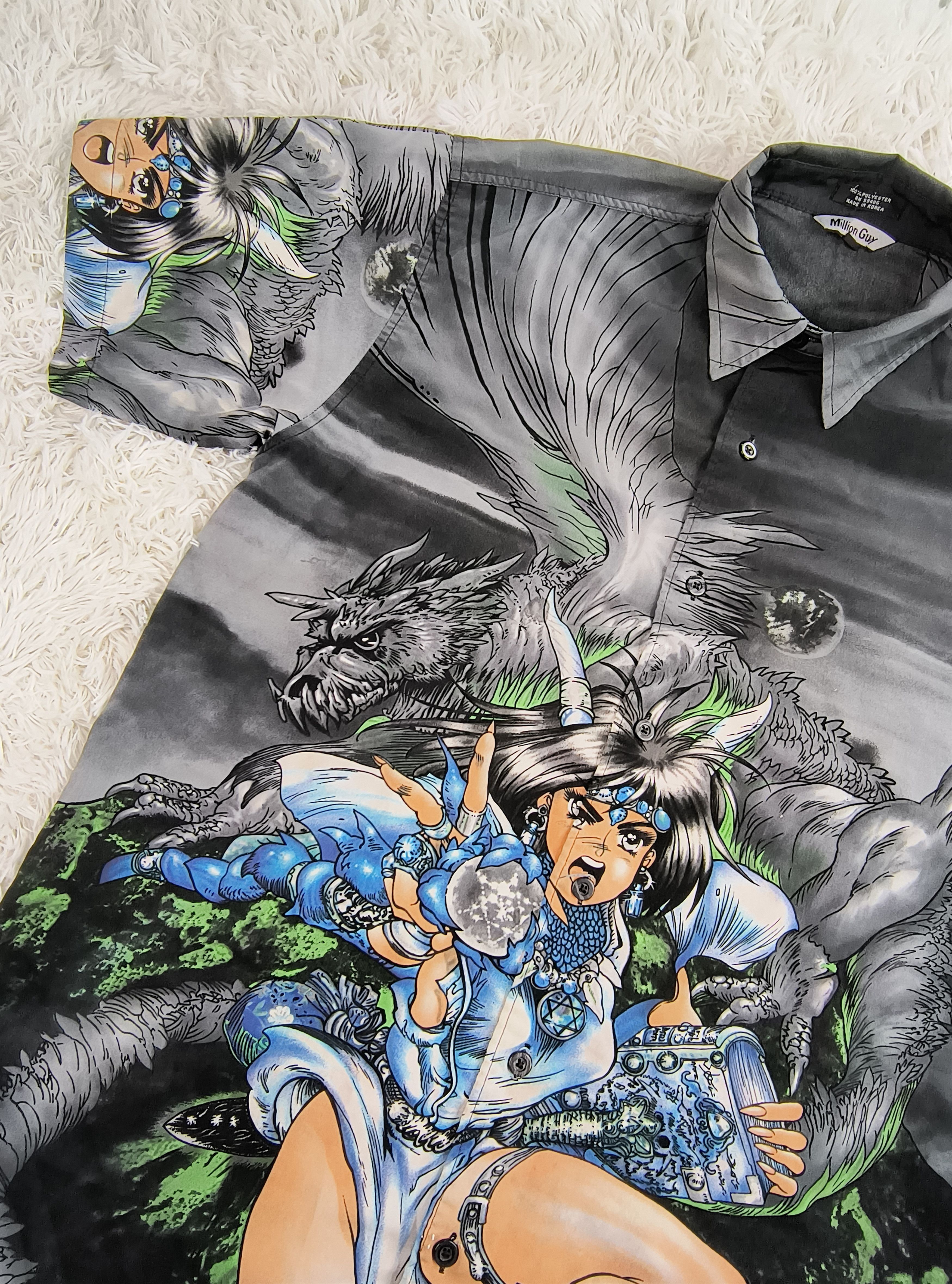 Vintage Vintage Y2K Shirow Masamune anime girl button up shirt Size US S / EU 44-46 / 1 - 6 Thumbnail