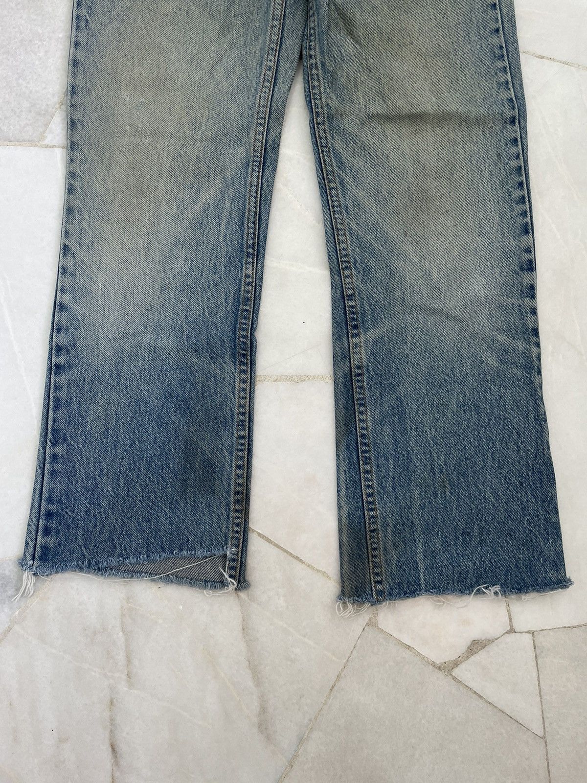 Levi's × Vintage Vintage Levis 517 Single R Distressed Jeans Size US 31 - 4 Thumbnail