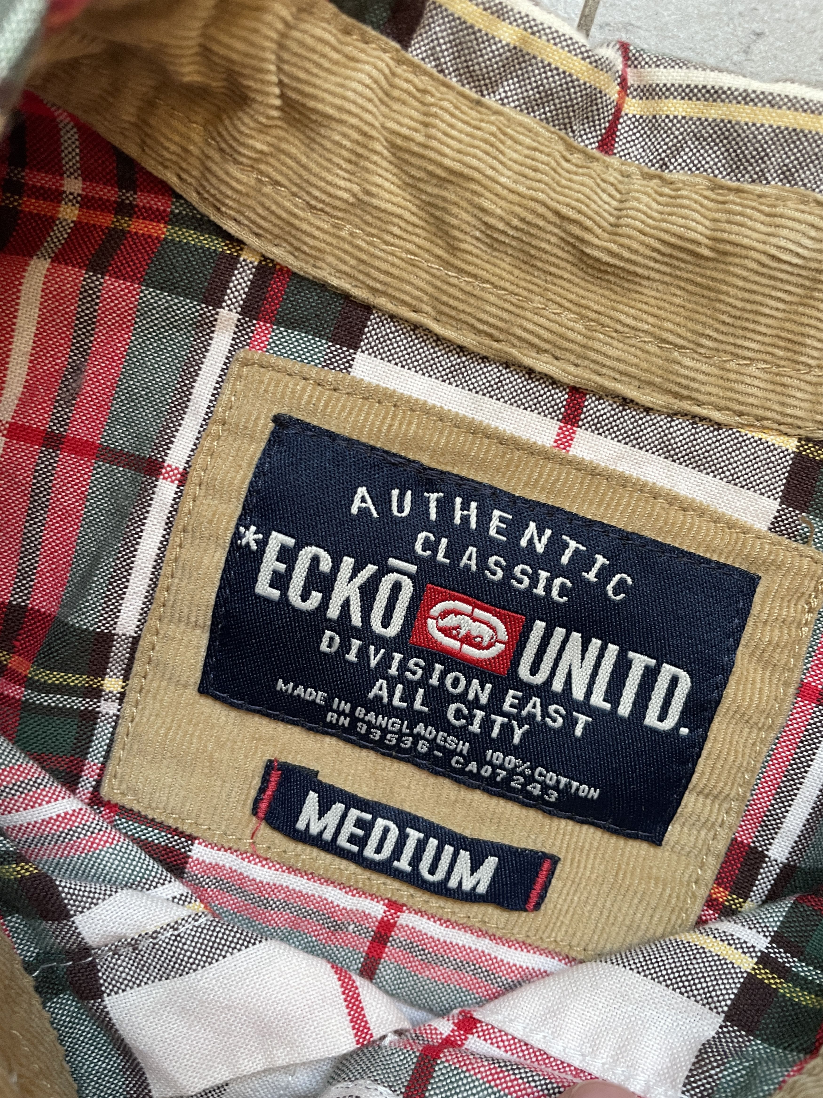 Ecko Unltd. Y2K ECKO UNLTMD UNLIMITED CHECKED RED WHITE BUTTONS UP SHIRT Size US M / EU 48-50 / 2 - 2 Thumbnail