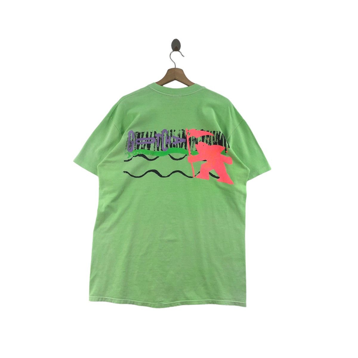 Gotcha × Vintage Pick!! Vtg GOTCHA Surfing Big Back Hit Logo Top Tee Tshirt Size US L / EU 52-54 / 3 - 2 Thumbnail