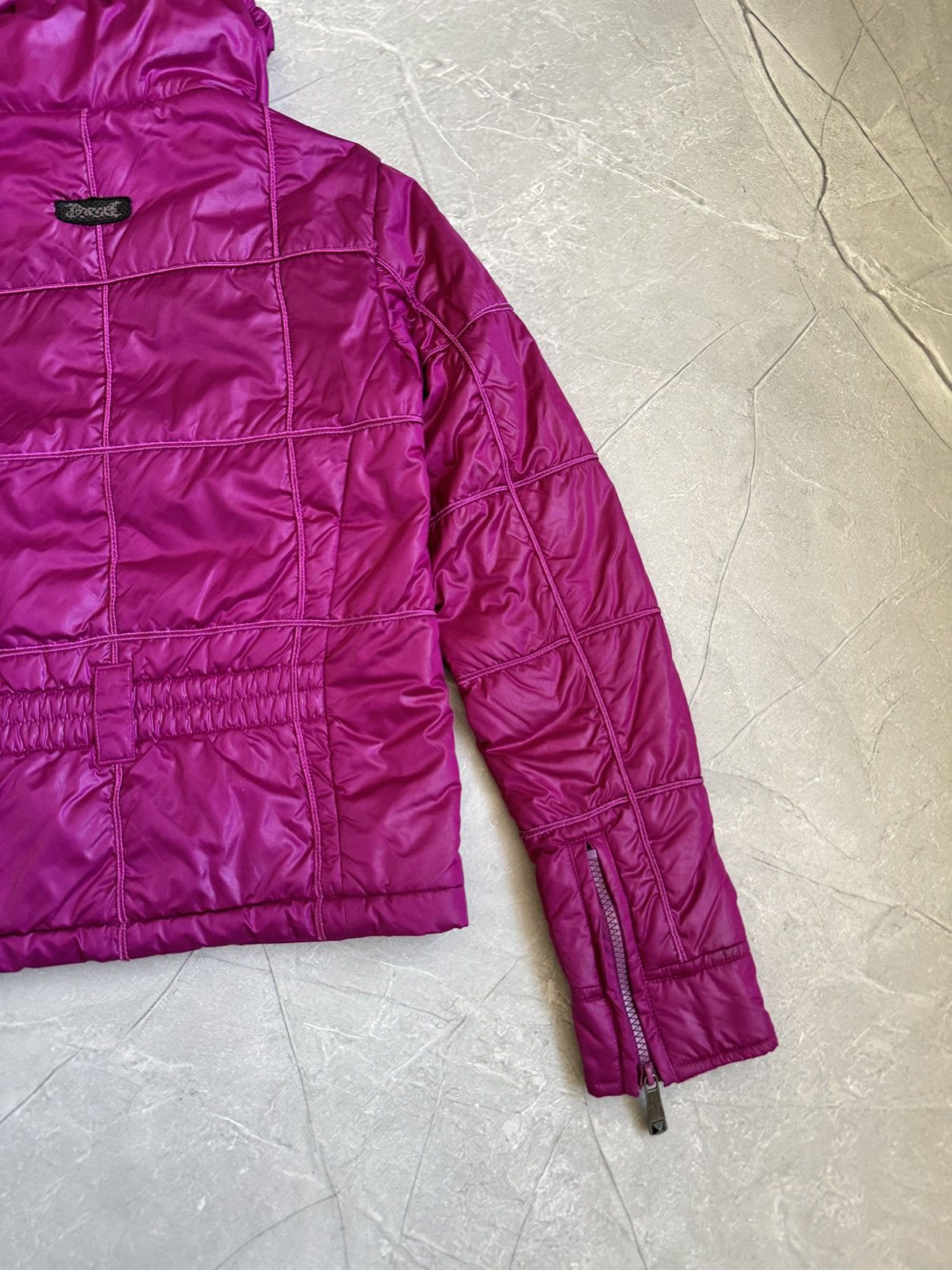 Diesel Rare Diesel Vintage High Neck Asymmetrical Bomber Jacket Size XS / US 0-2 / IT 36-38 - 17 Thumbnail