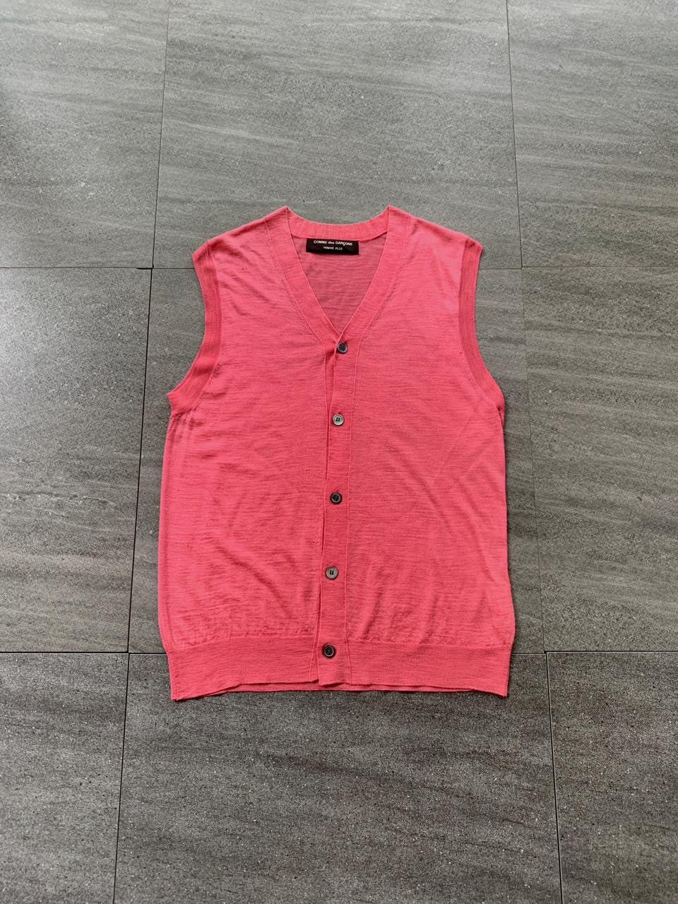 Comme des Garcons Homme Plus FREE TAX! 90s Knitted Vest Size US M / EU 48-50 / 2 - 1 Thumbnail