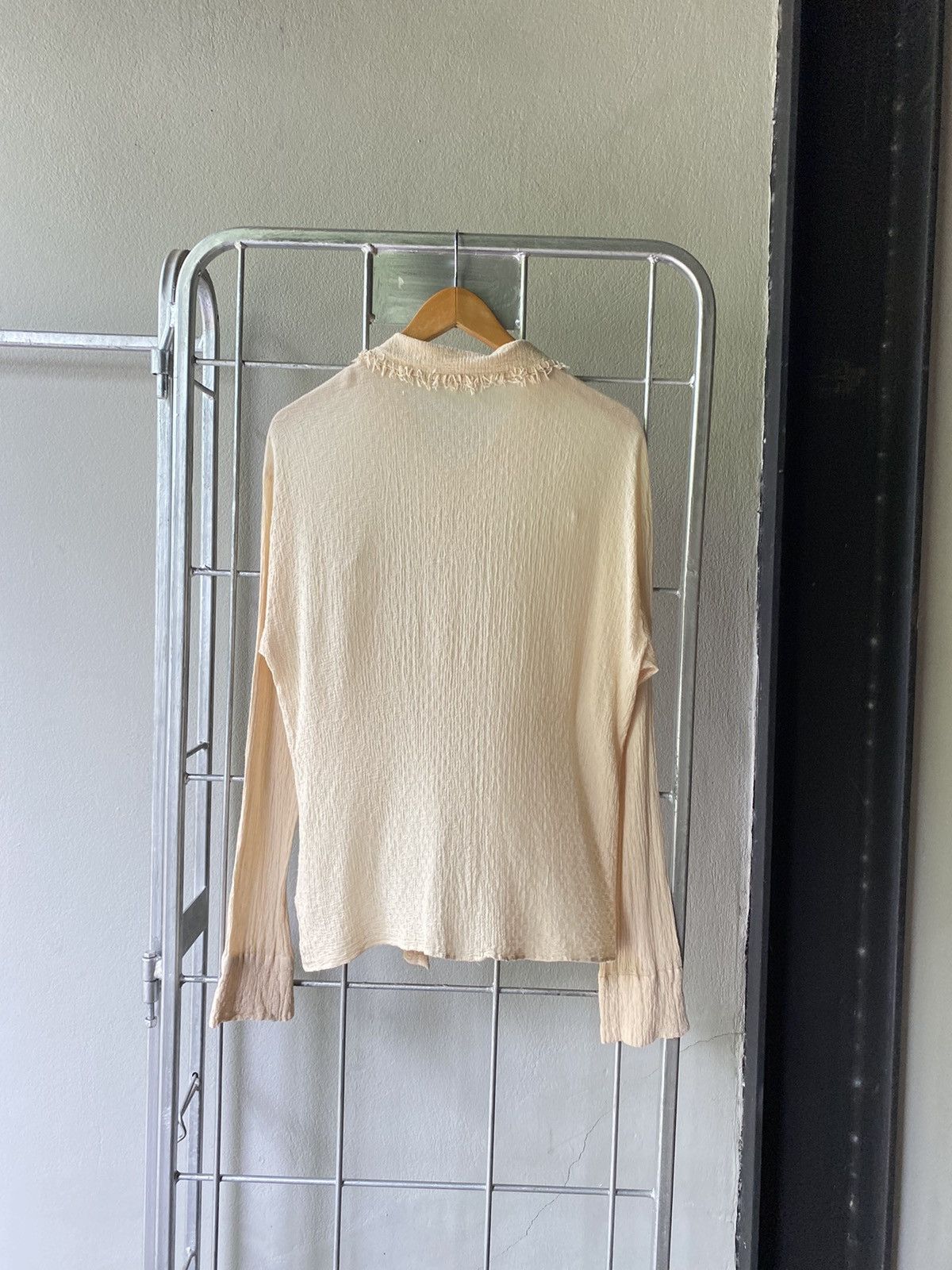 Issey Miyake Plantation pleated blouse shirt Size L / US 10 / IT 46 - 8 Thumbnail