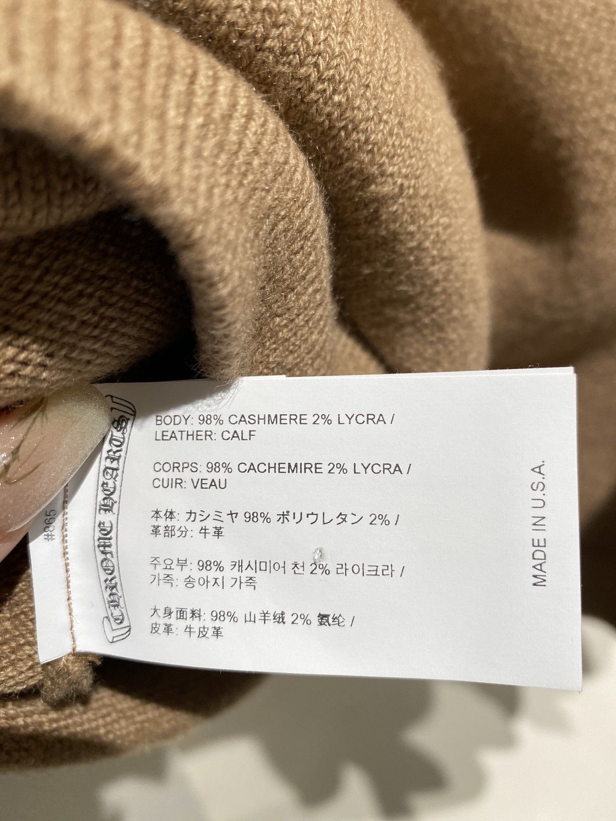 Chrome Hearts Chrome Hearts Triple Cross Embroidery Cashmere Hoodie Size US M / EU 48-50 / 2 - 4 Thumbnail