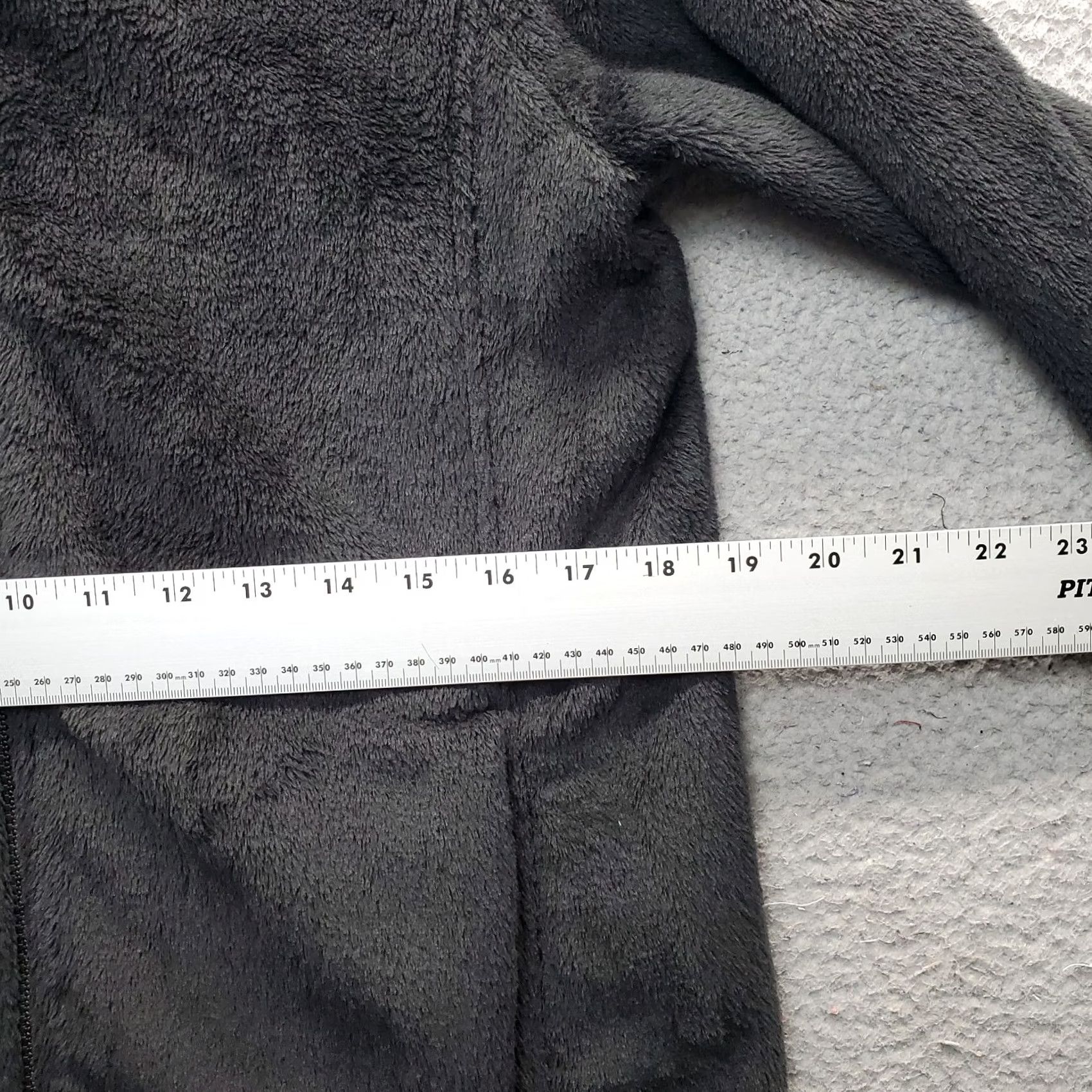 Lands' End Lands' End Cozy Fleece Jacket Womens Small Black Long Sleeve Mock Neck Full Zip Size S / US 4 / IT 40 - 4 Thumbnail