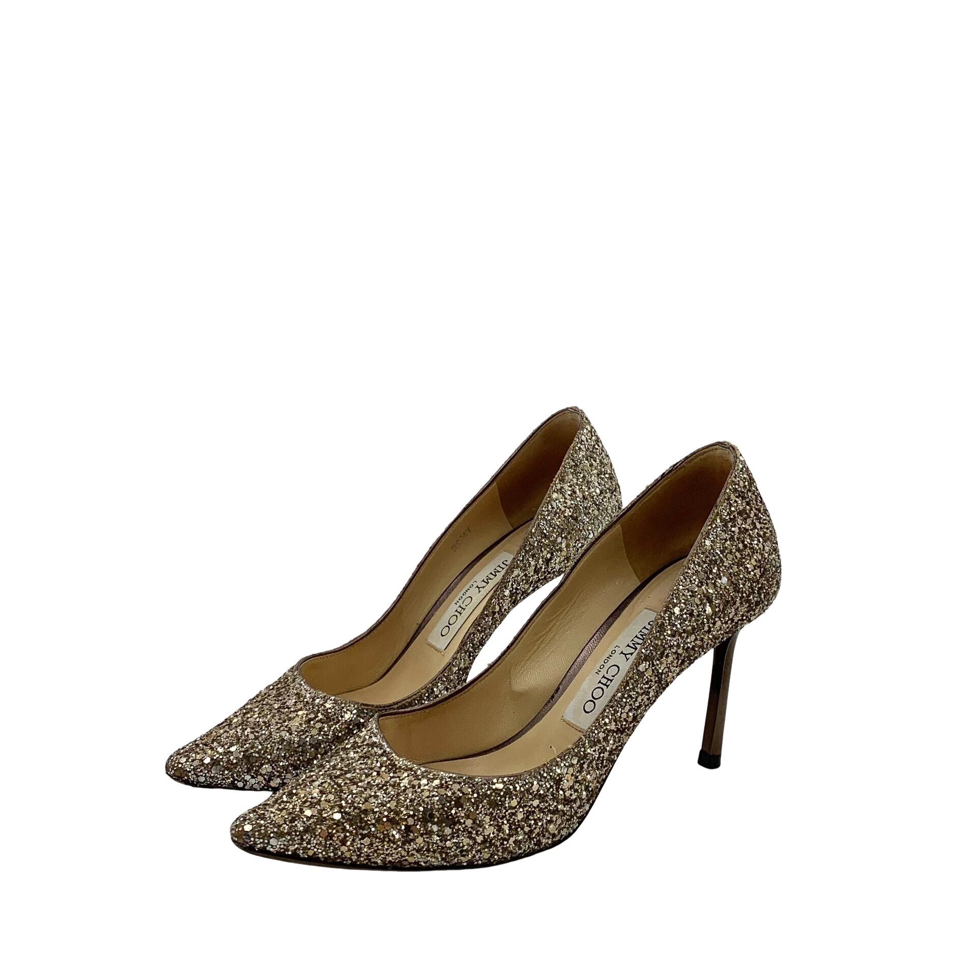 Jimmy Choo Jimmy Choo Glitter Pointed Toe Heels 35.5 Size US 5.5 / IT 35.5 - 1 Thumbnail