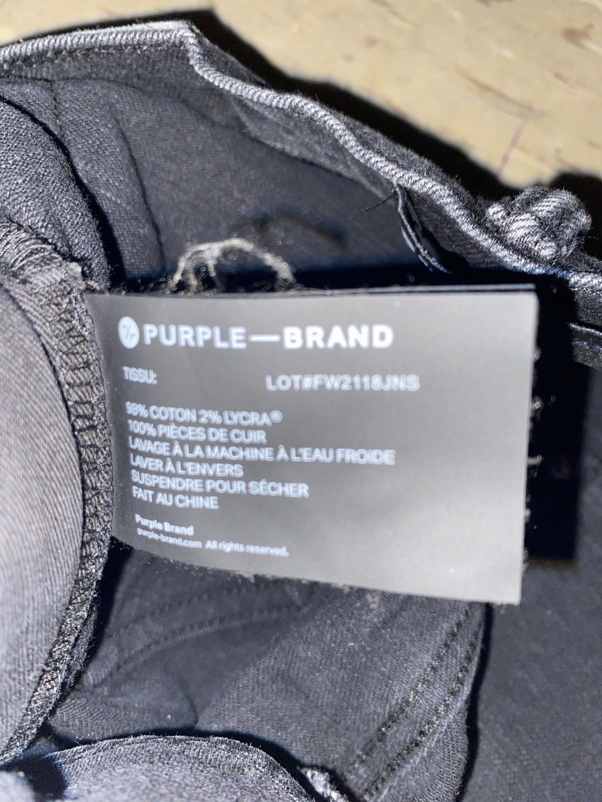 Purple Brand Black purple jeans Size US 30 / EU 46 - 5 Thumbnail