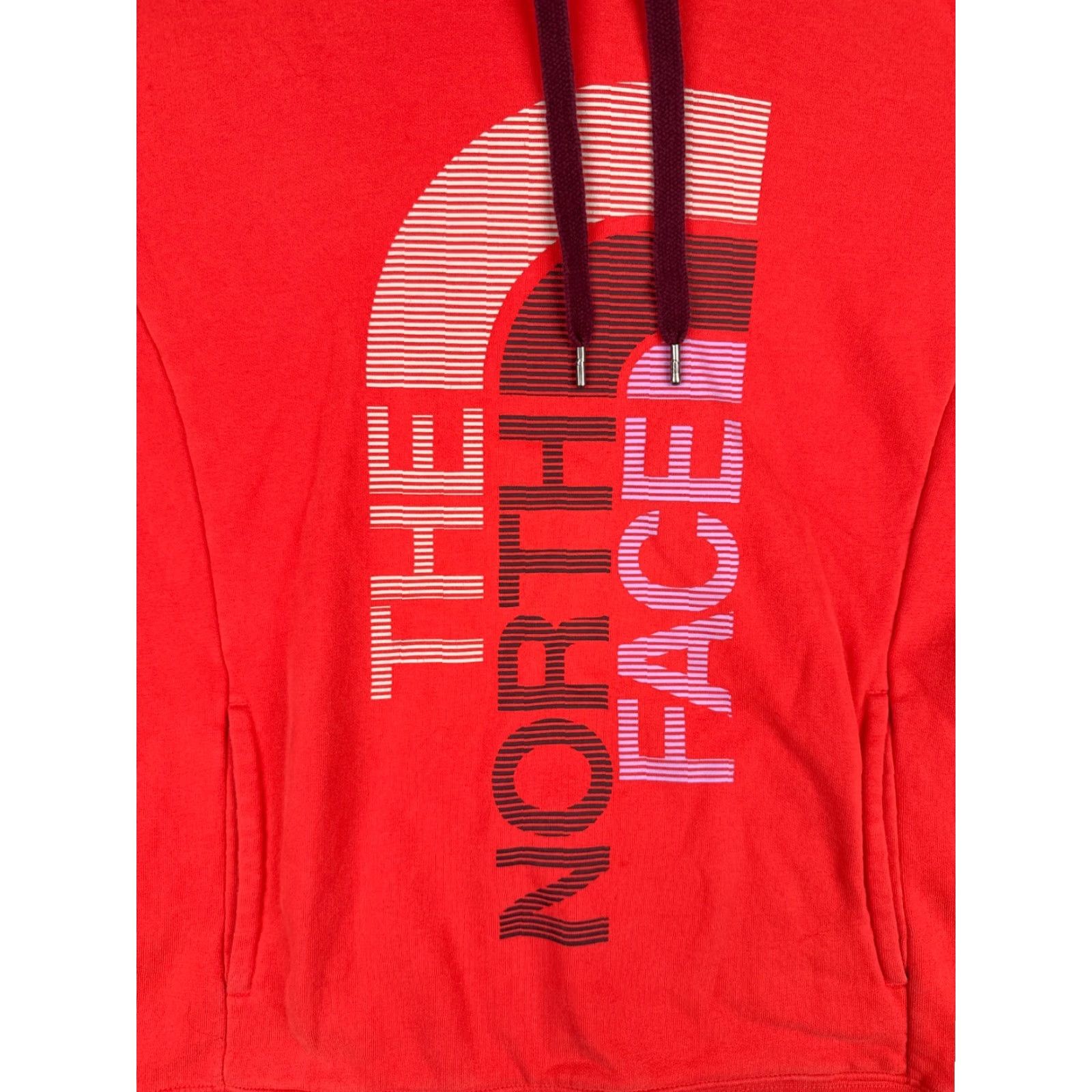 The North Face The North Face Hoodie Women L Coral Pink Pullover Sweatshirt Casual Solid Logo 90s Theme Mens Womens Size L / US 10 / IT 46 - 6 Thumbnail