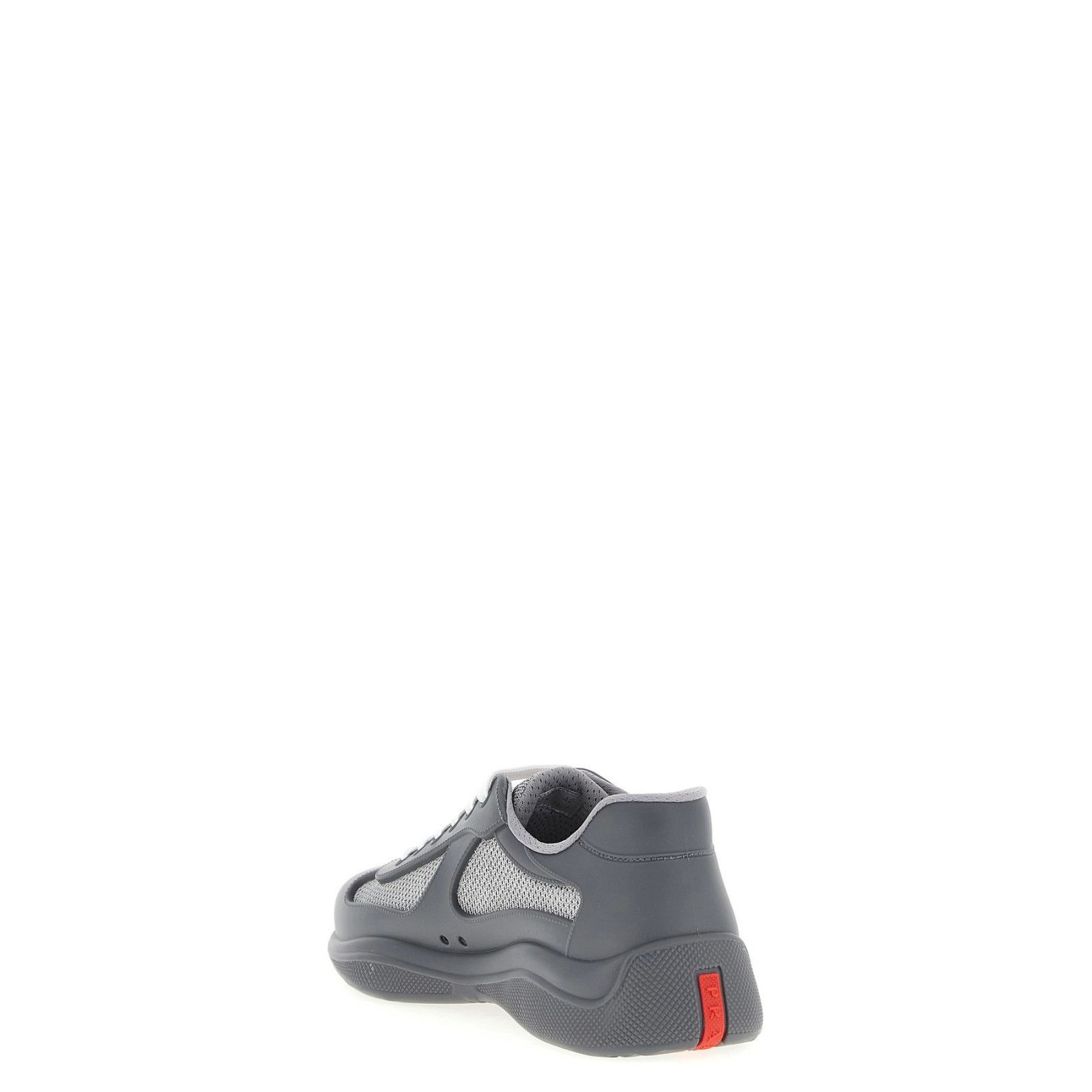 Prada PRADA America's Cup Gray Leather Sneakers New & Authentic (M Size US 10 / EU 43 - 3 Thumbnail