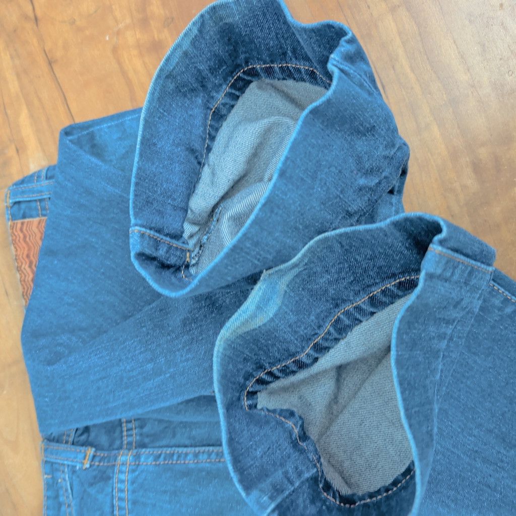 Missoni Ladies' Missoni Italian Made Low Rise 100% Cotton Jeans Size 32" / US 10 / IT 46 - 7 Thumbnail