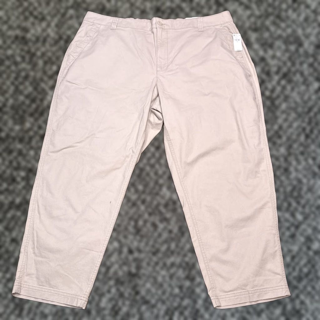 Old Navy Old Navy Chino Pants Womens 2XL High Rise Stretch Tapered Leg Casual Brown Cotton Spandex Knit Logo Vintage: No Size 40" / US 18 - 1 Thumbnail