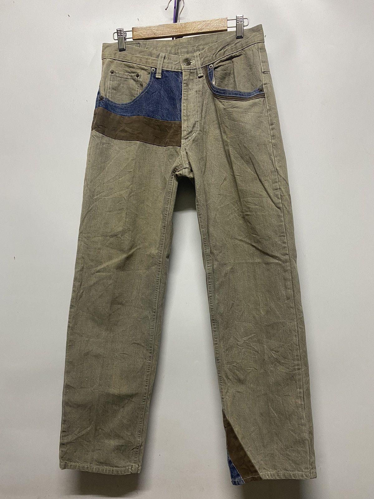 Monitor Graphic Design Wear Denim Patches Jeans Pants