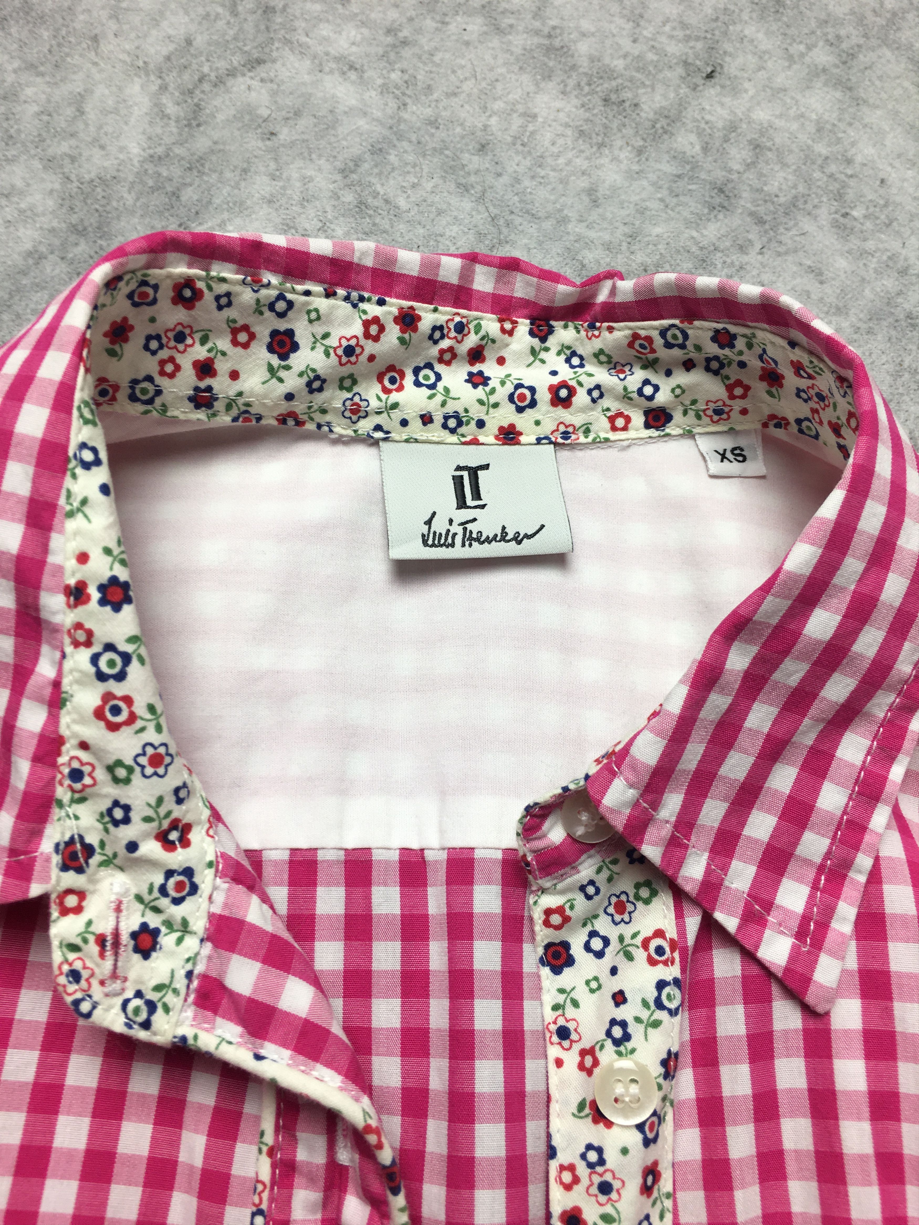 Other Luis Trenker Austrian Checked Shirt Blouse Size XS Size XS / US 0-2 / IT 36-38 - 7 Thumbnail