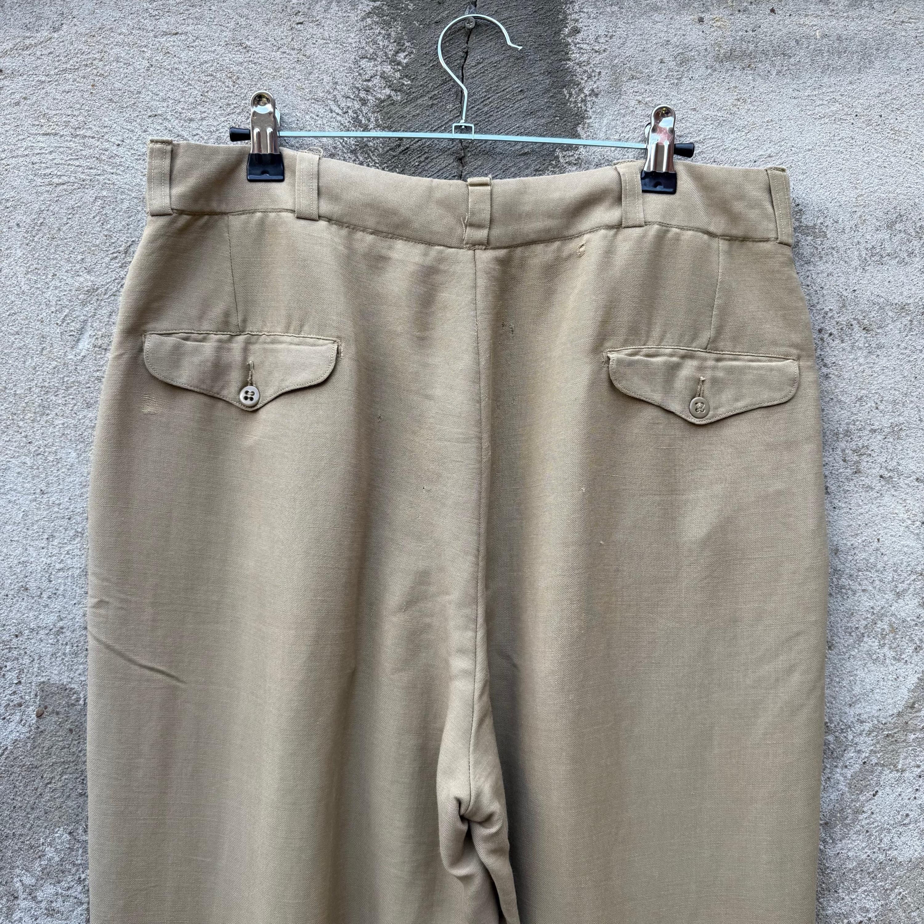 Vintage 60's US Military Khaki Chino Pants Size US 32 / EU 48 - 6 Thumbnail