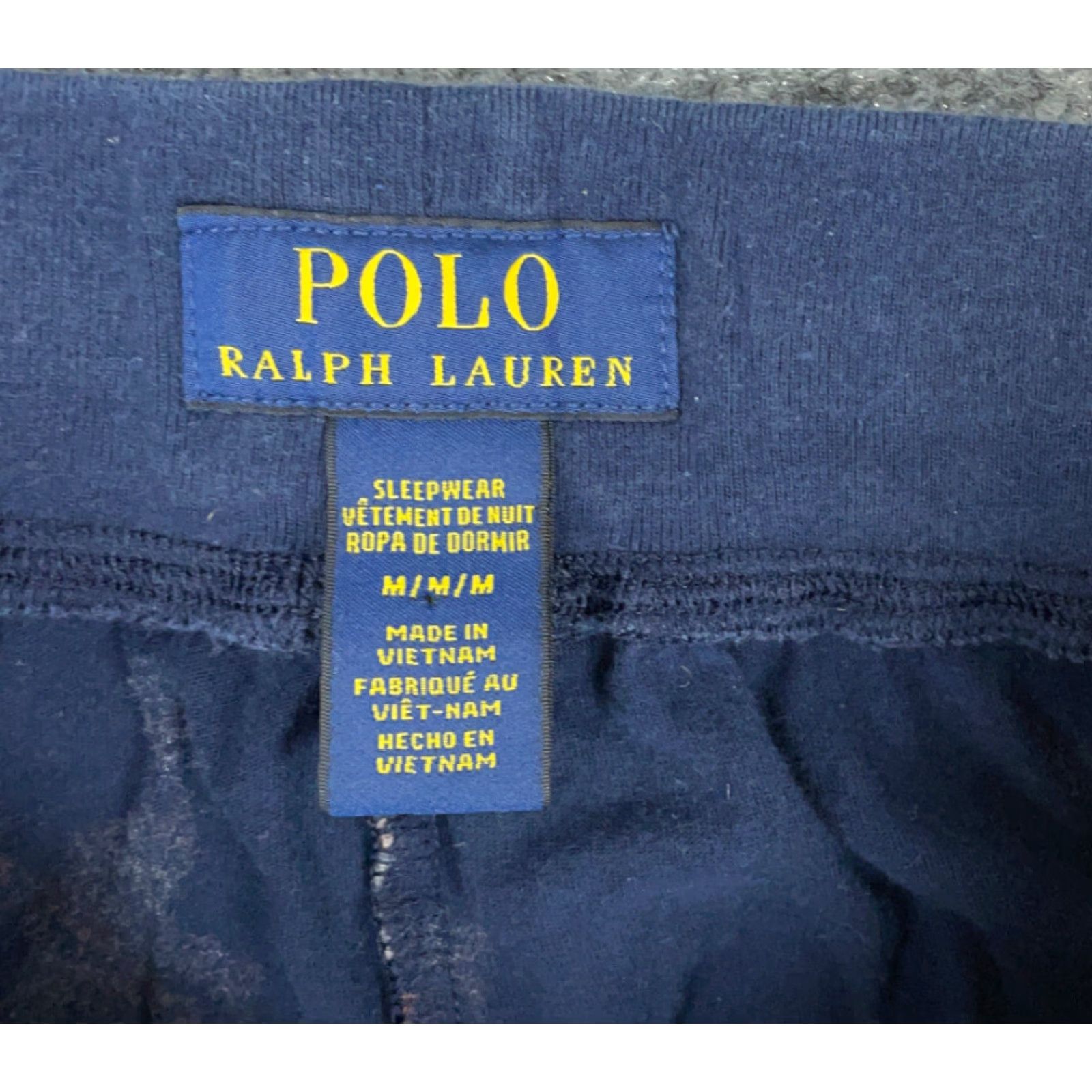 Polo Ralph Lauren Polo Ralph Lauren Polo Ralph Lauren Lounge Pants Bear Print Blue Adult Medium Sleepwear Pants Size US M / EU 48-50 / 2 - 4 Thumbnail