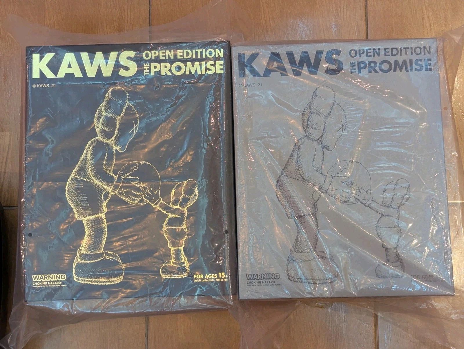 Kaws KAWS The Promise Vinyl Figure (Black) 2022 AUTHENTIC Size ONE SIZE - 4 Thumbnail