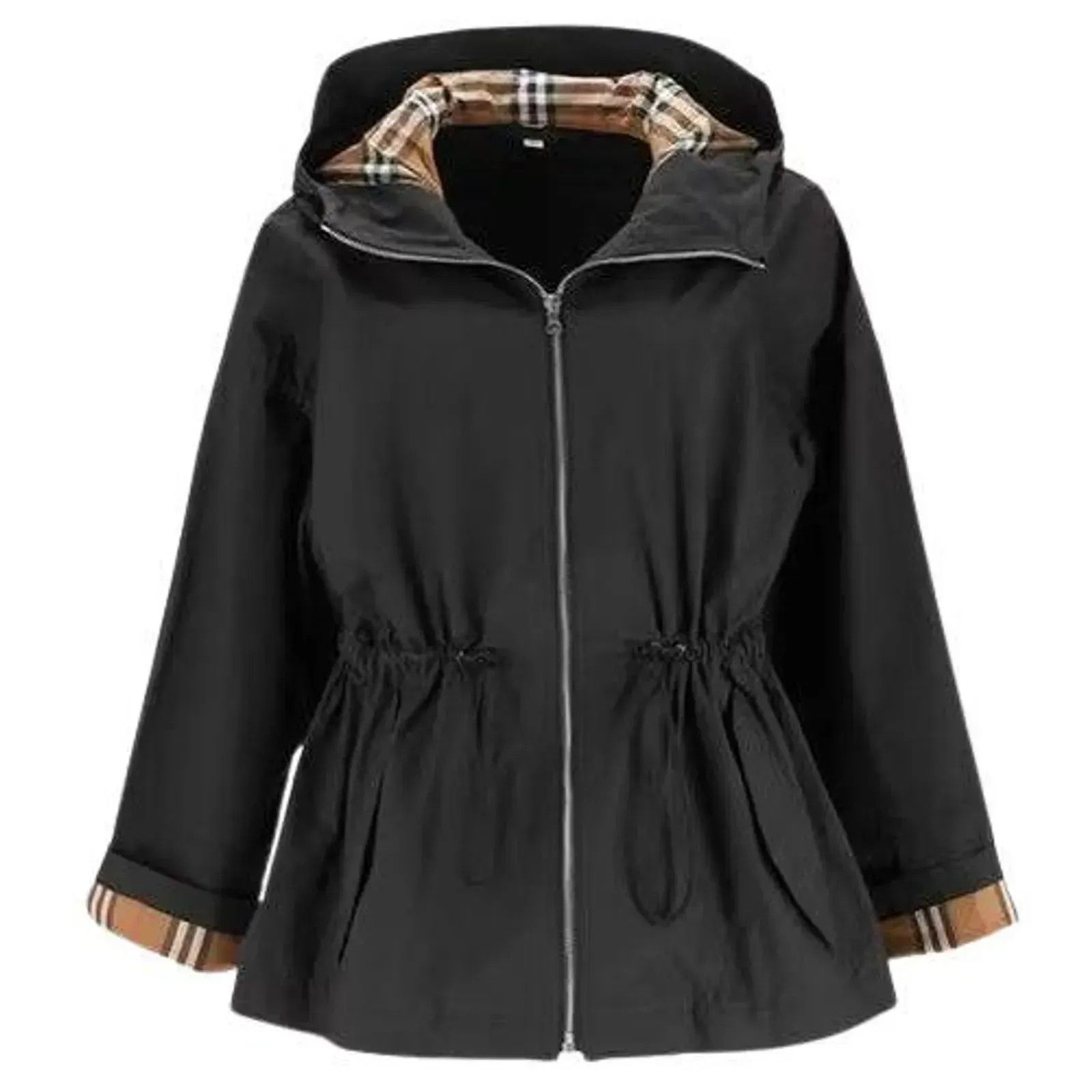 Burberry o1w1db10326 Zip-Up Jacket in Black Size L / US 10 / IT 46 - 1 Preview